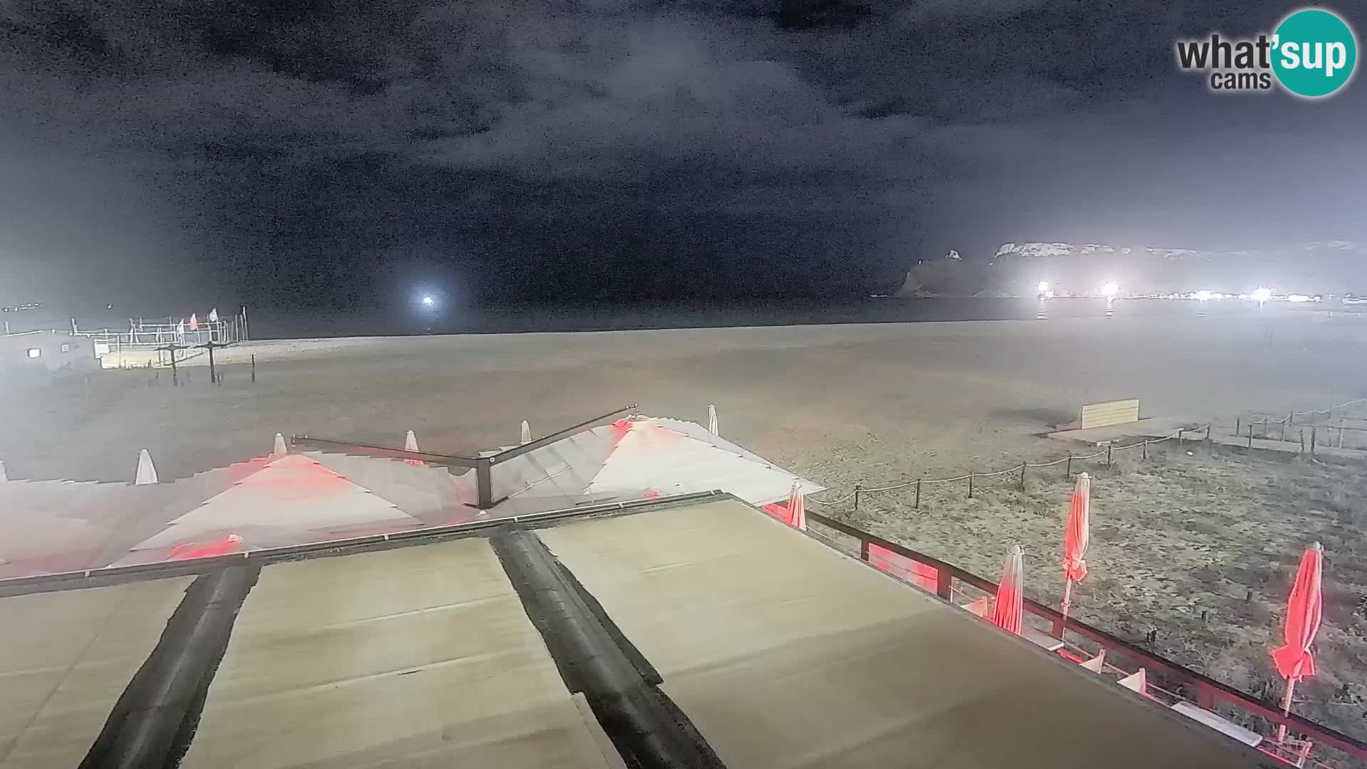 Poetto beach webcam | Cagliari | Sardinija