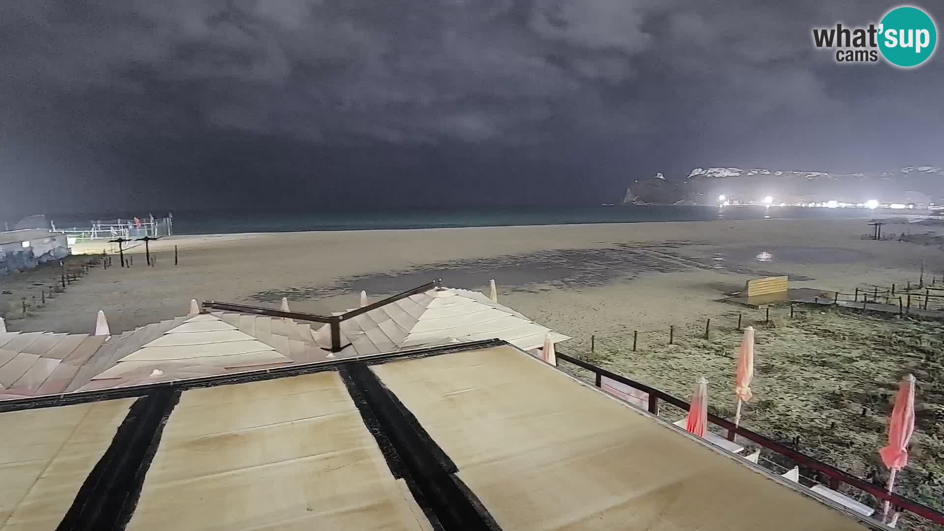 Poetto beach webcam | Cagliari | Sardinija