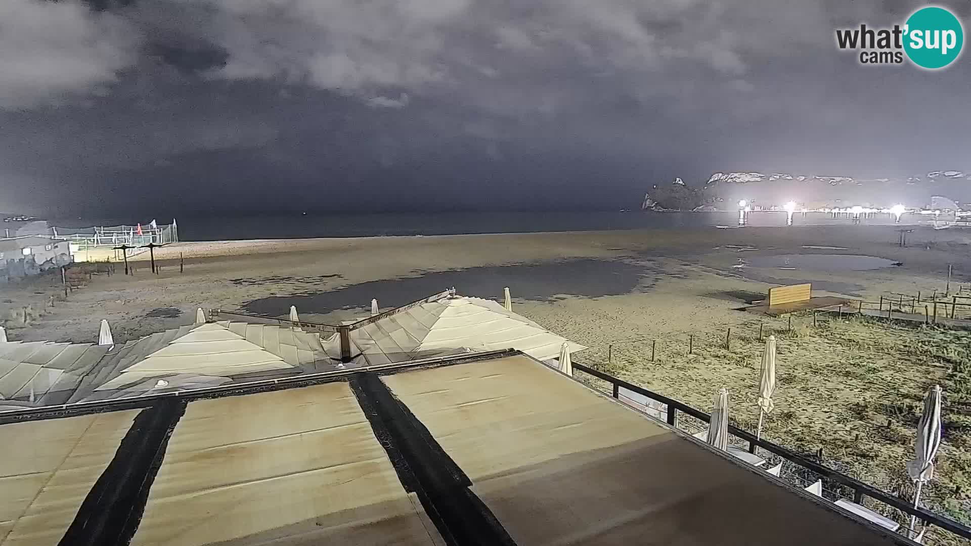 Webcam plage de Poetto | Cagliari | Sardaigne
