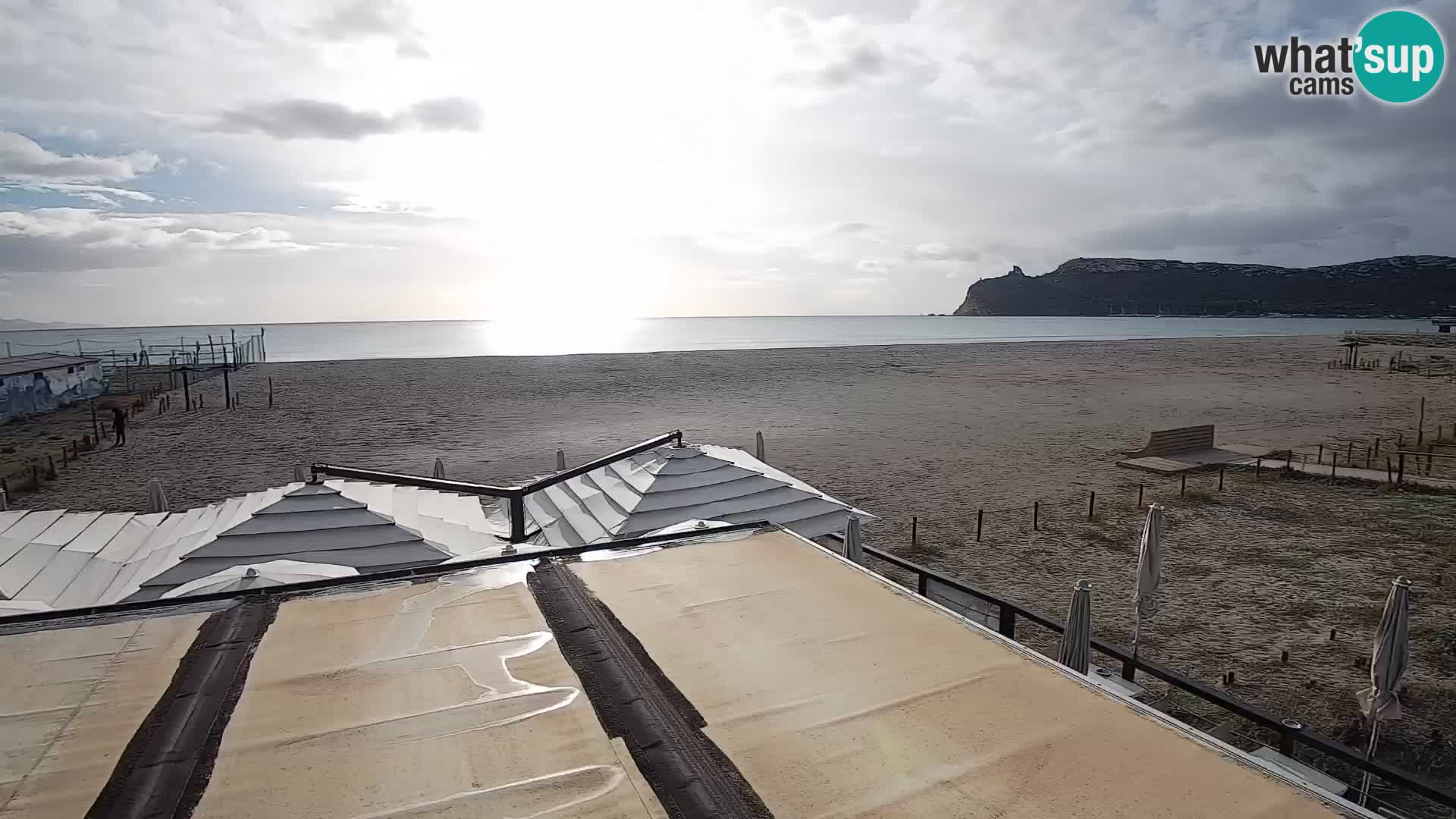 Webcam spiaggia del Poetto | Cagliari | Sardegna