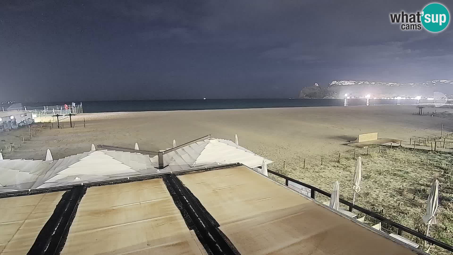 Poetto Strand Webcam | Cagliari | Sardinien