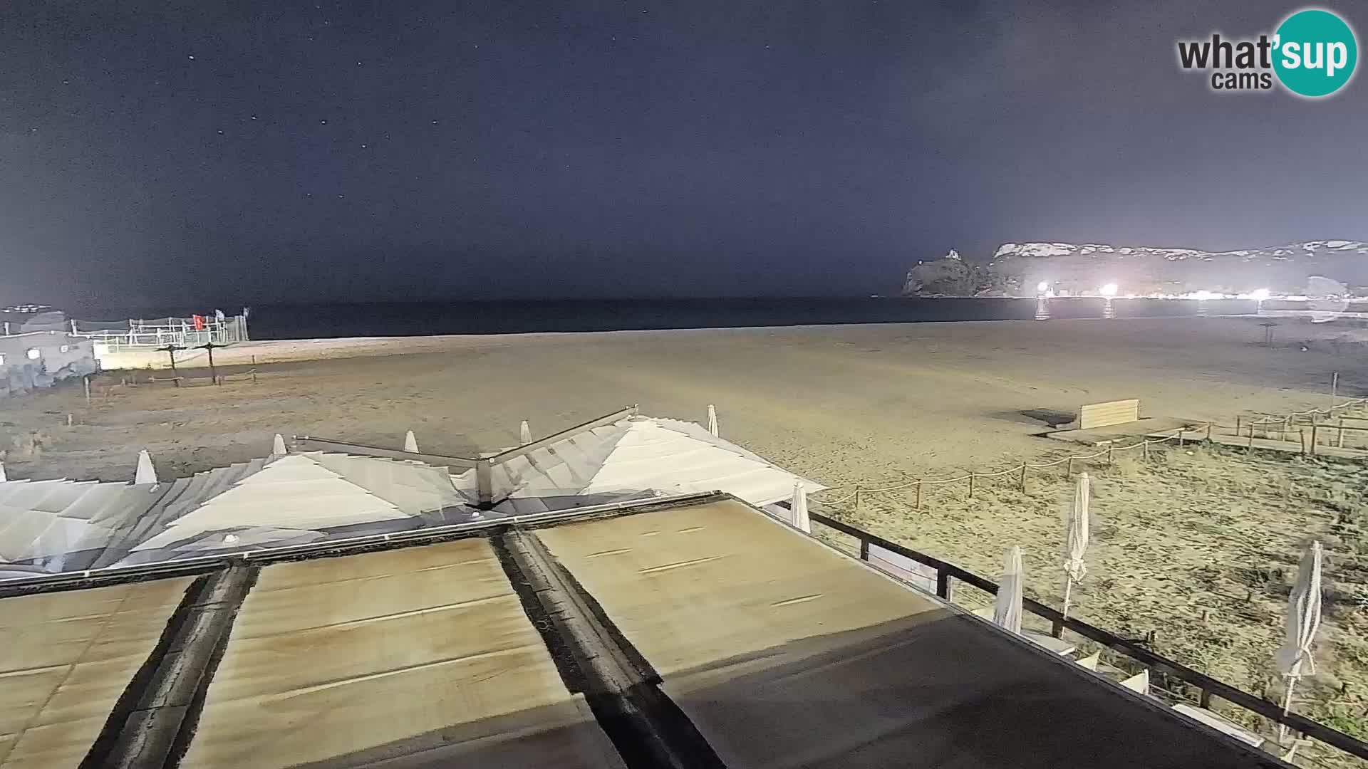 Poetto beach webcam | Cagliari | Sardinija
