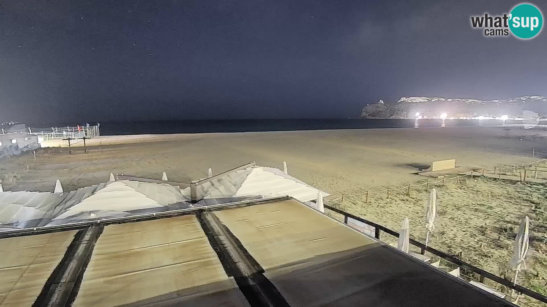 Poetto beach webcam | Cagliari | Sardinija