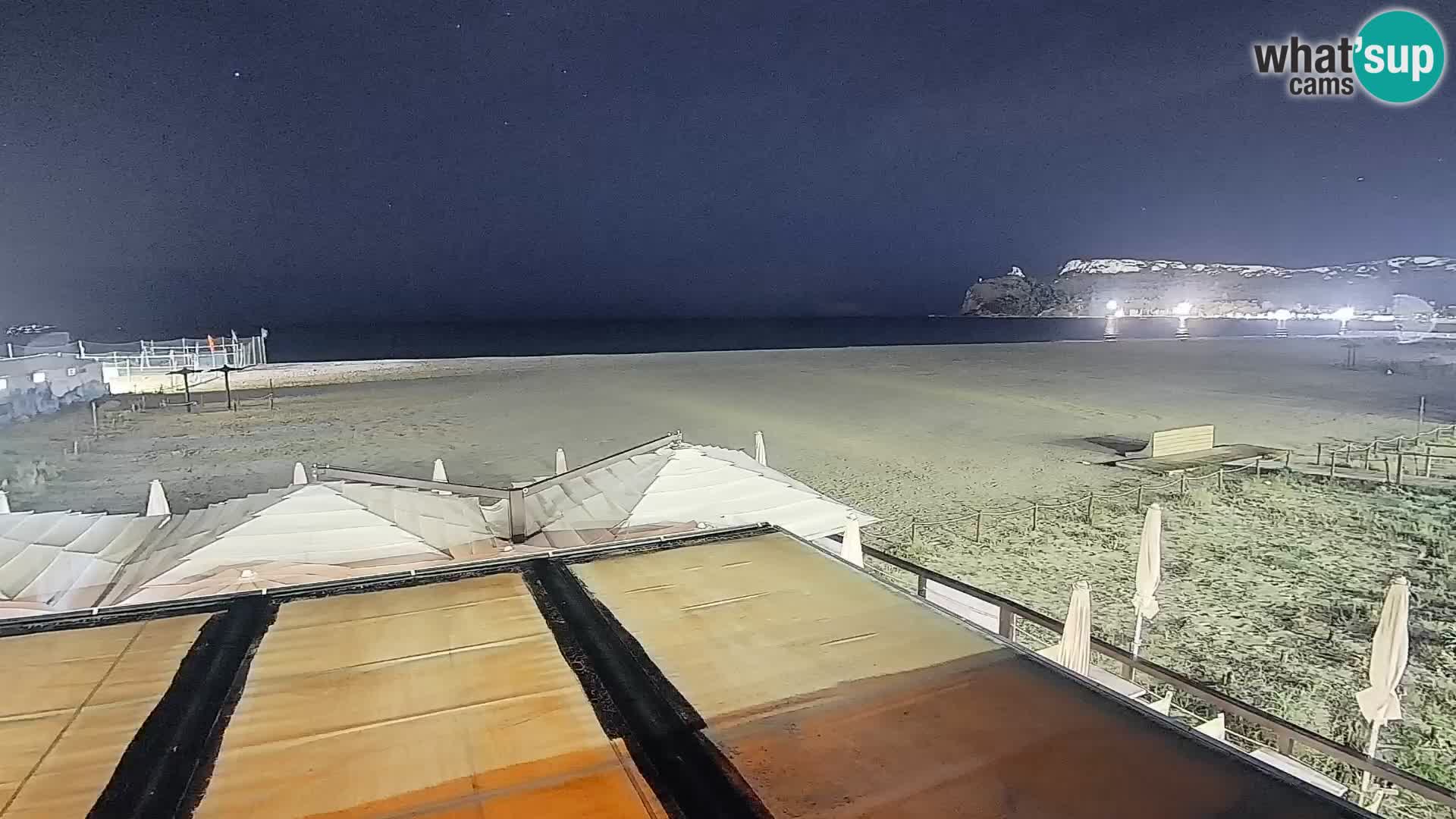 Poetto beach webcam | Cagliari | Sardinija