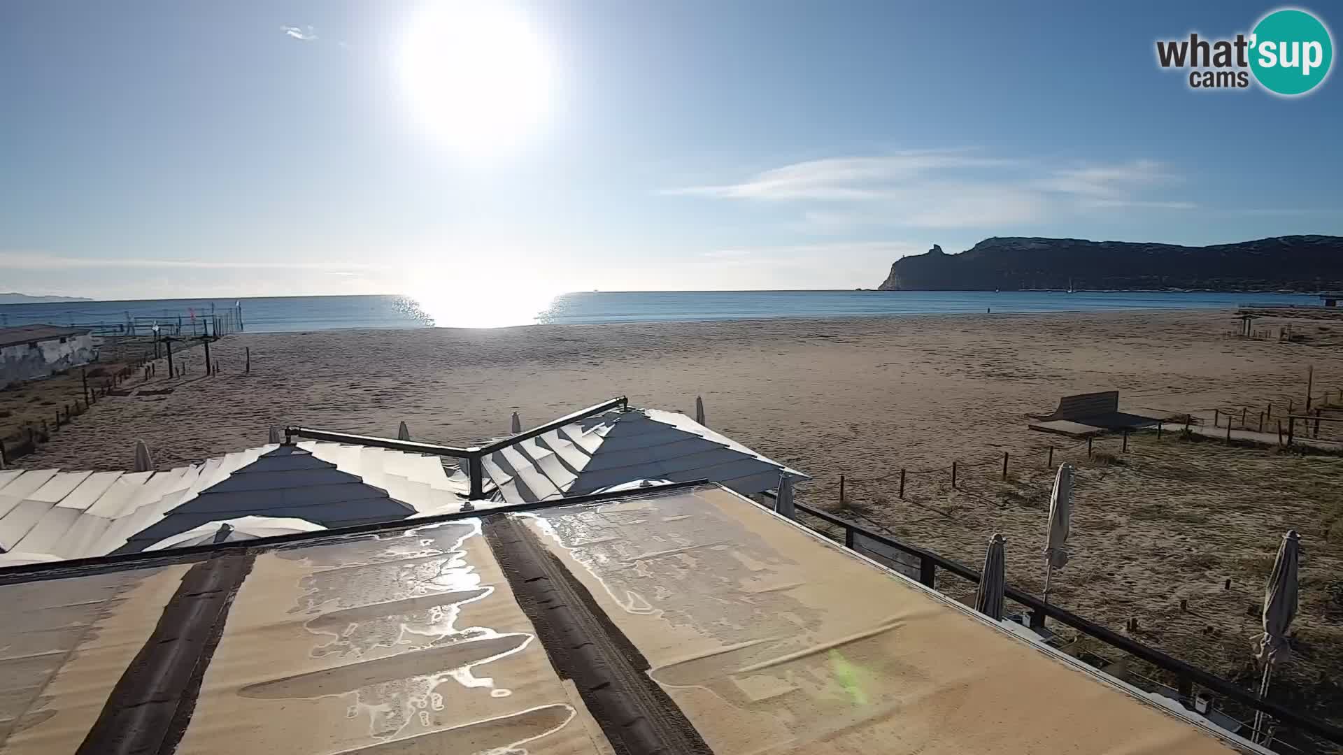 Webcam plage de Poetto | Cagliari | Sardaigne