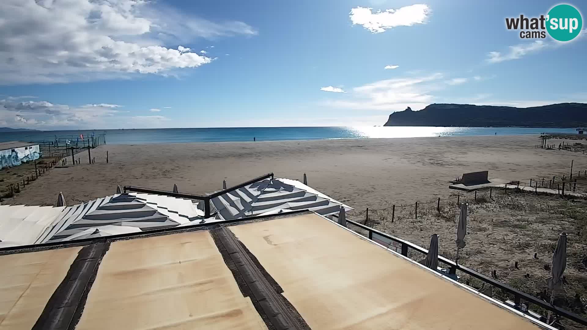 Poetto beach webcam | Cagliari | Sardinia