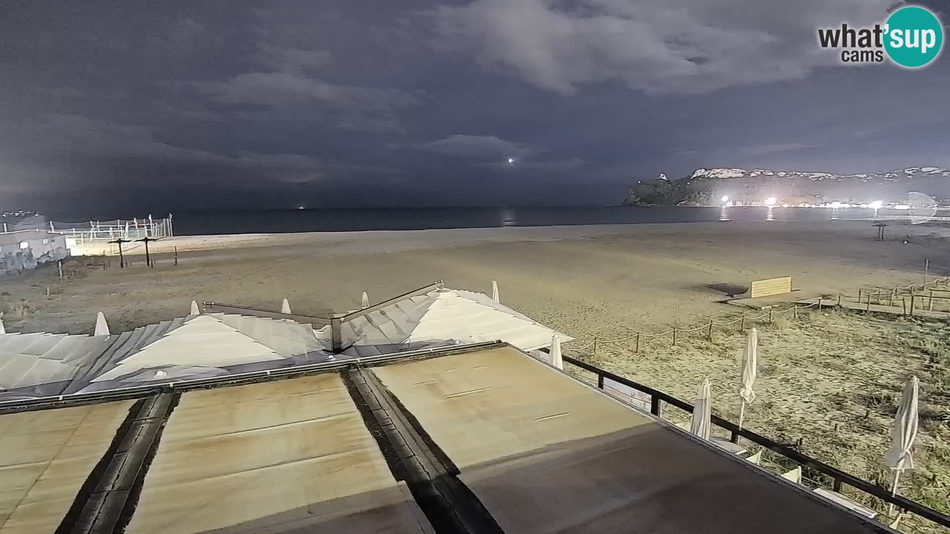 Poetto beach webcam | Cagliari | Sardinija