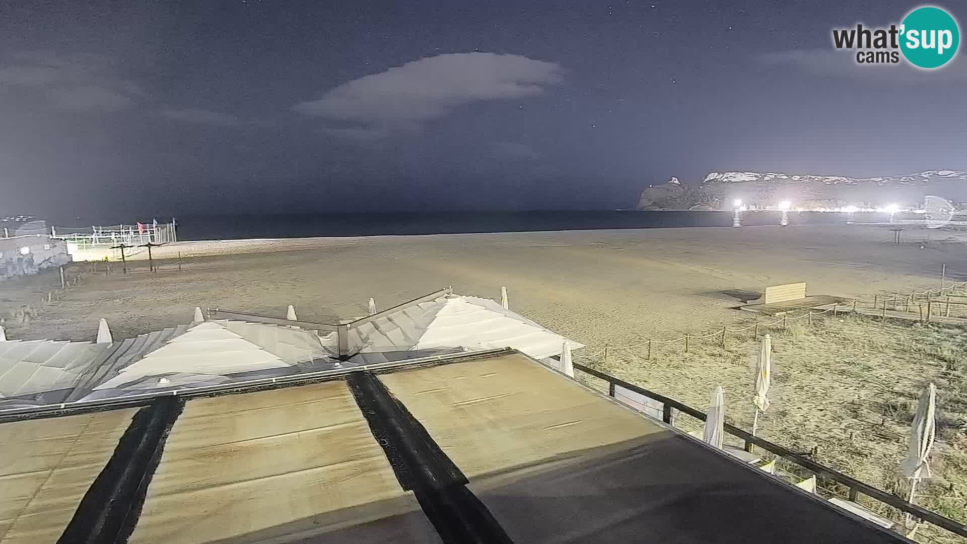 Poetto beach webcam | Cagliari | Sardinija