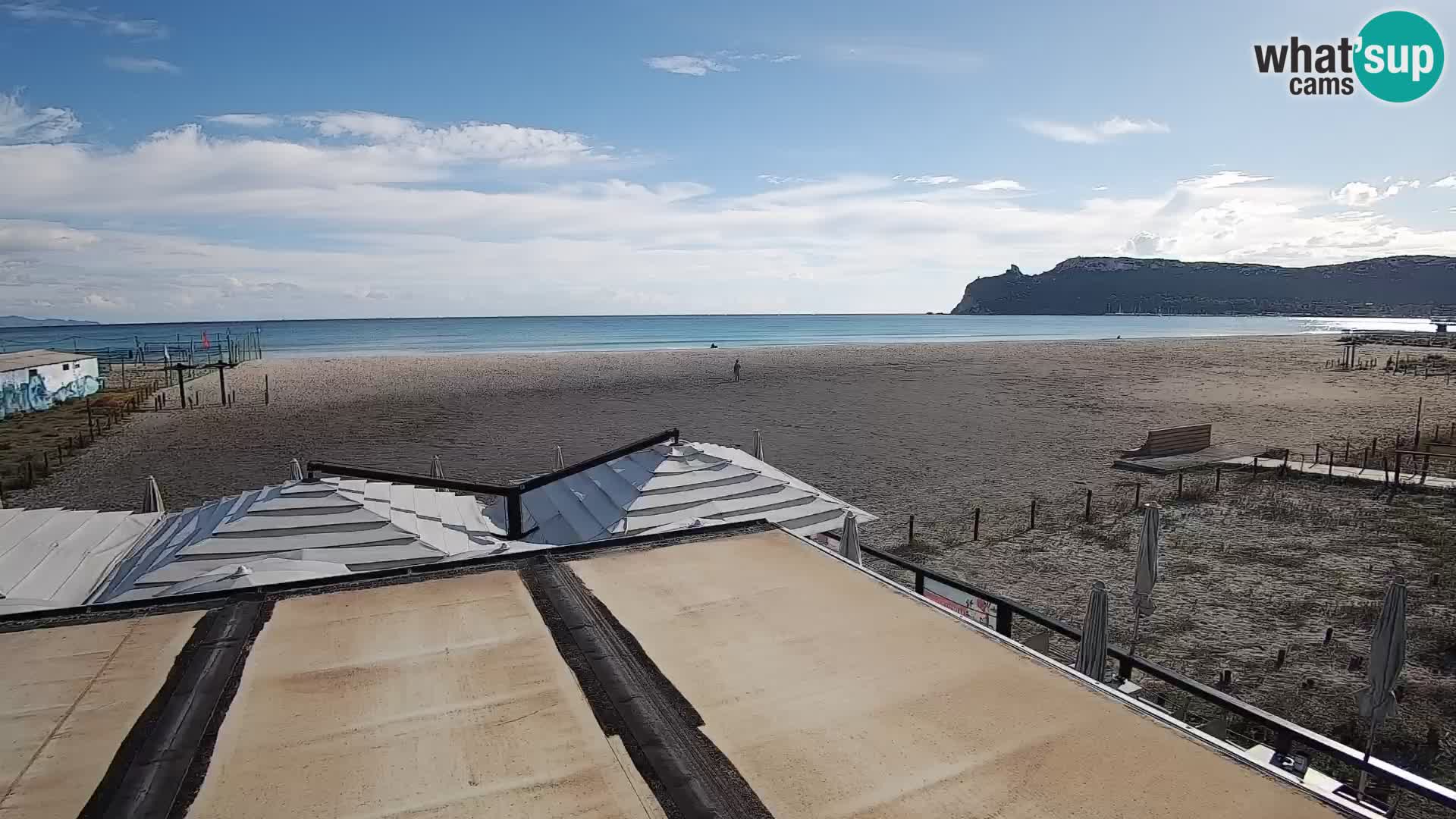 Webcam plage de Poetto | Cagliari | Sardaigne
