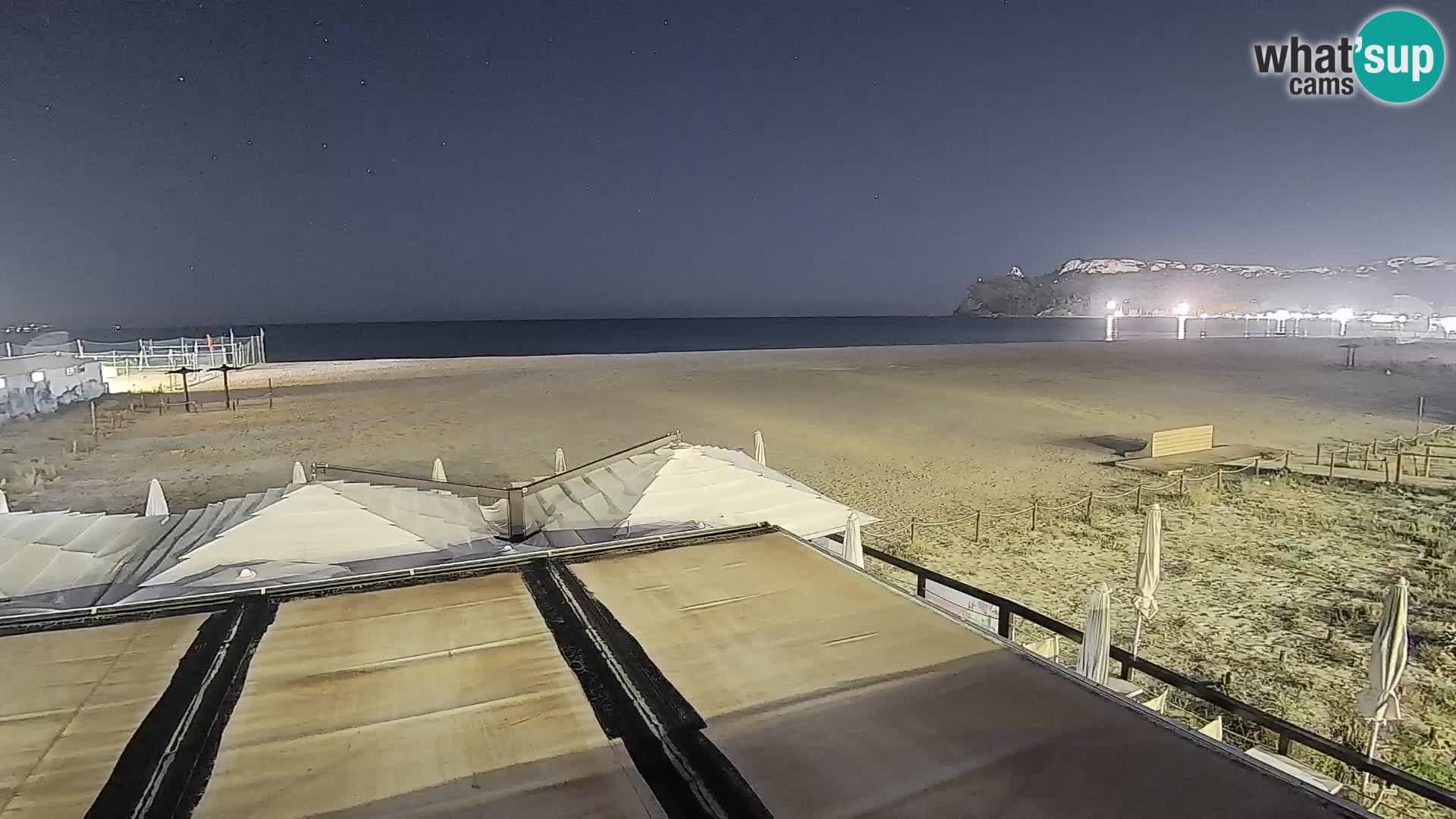 Poetto Strand Webcam | Cagliari | Sardinien