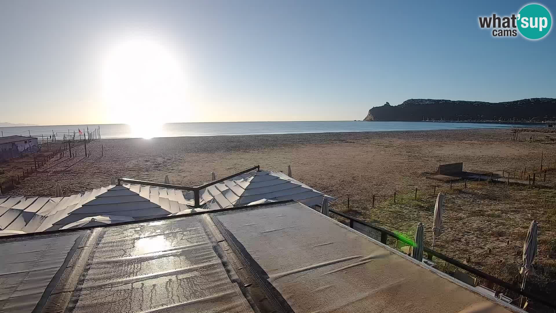 Webcam spiaggia del Poetto | Cagliari | Sardegna