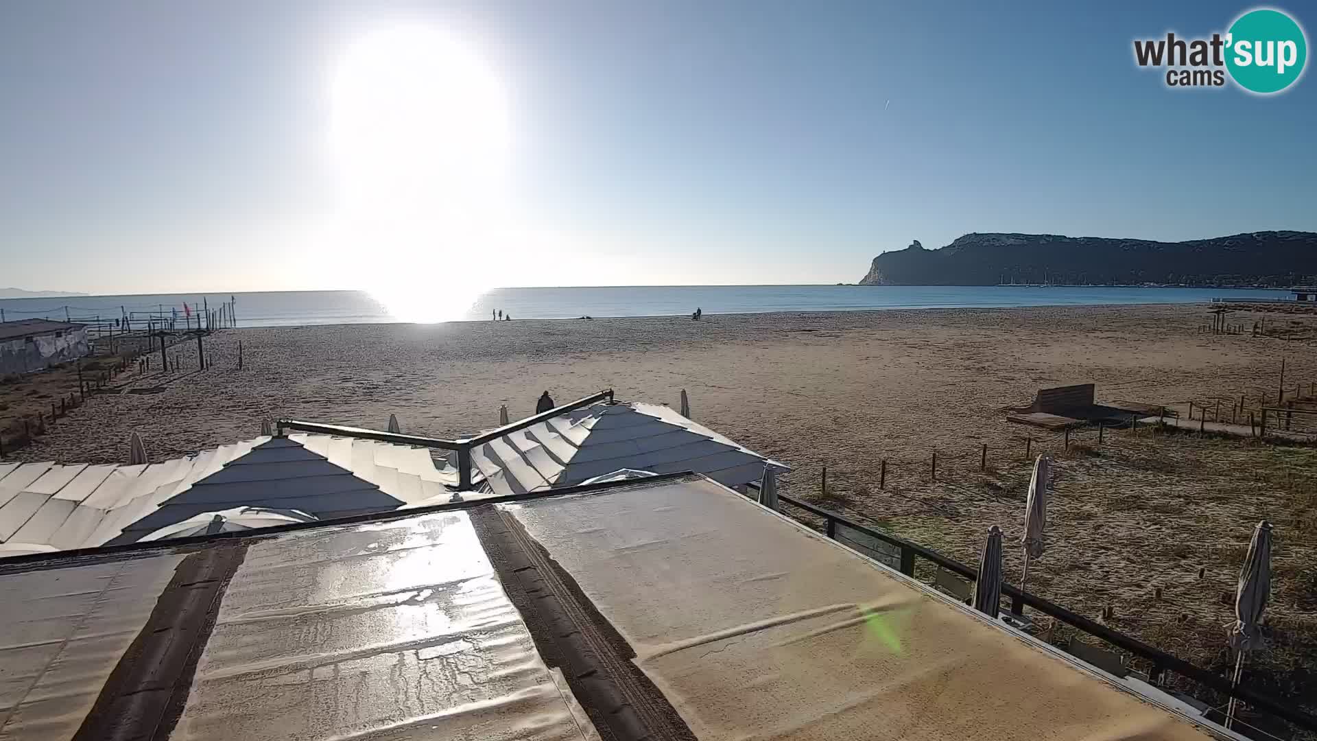 Poetto beach webcam | Cagliari | Sardinija