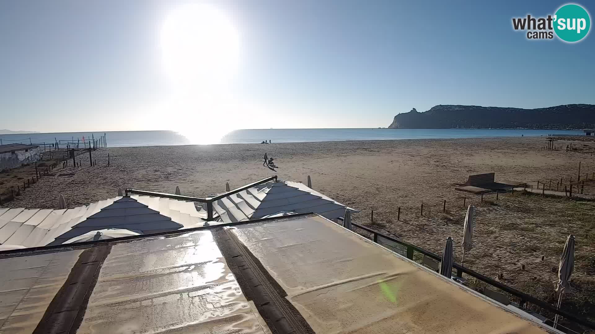 Webcam spiaggia del Poetto | Cagliari | Sardegna