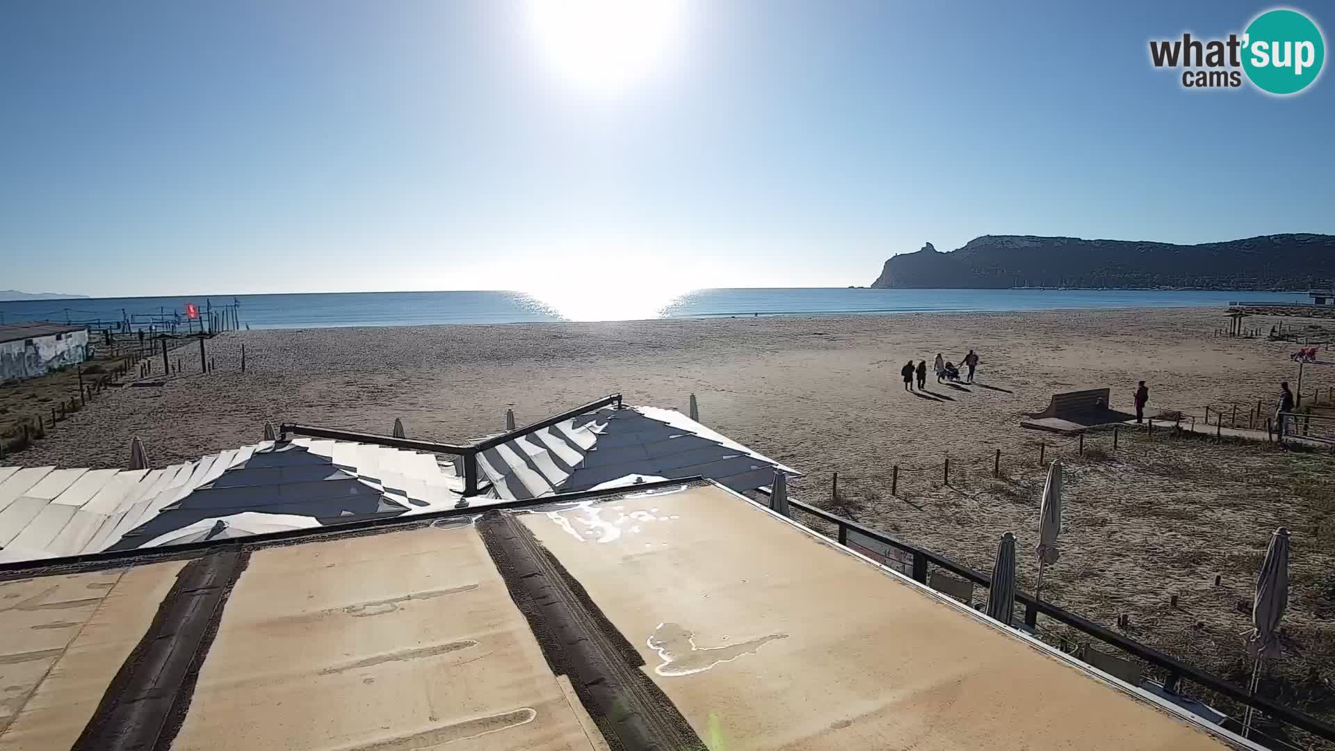 Webcam plage de Poetto | Cagliari | Sardaigne