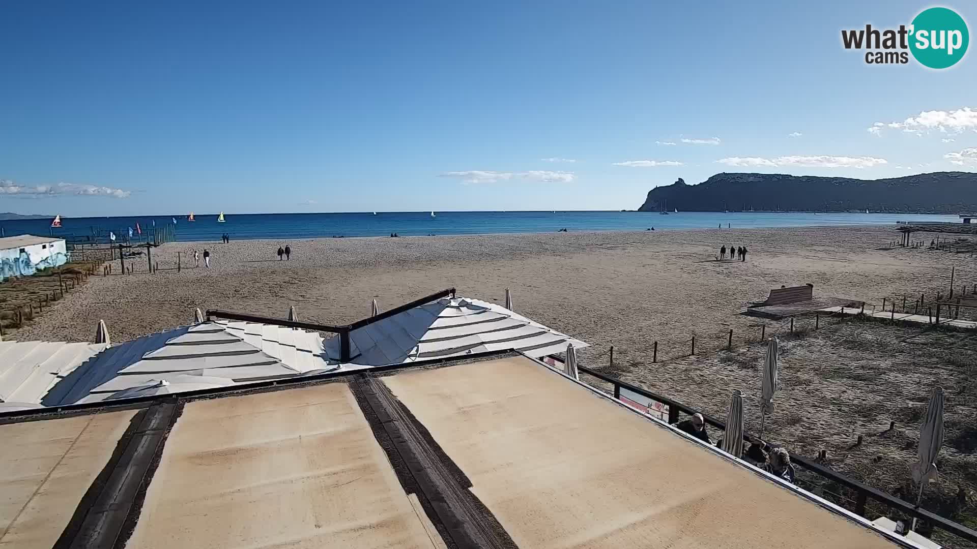 Poetto beach webcam | Cagliari | Sardinia