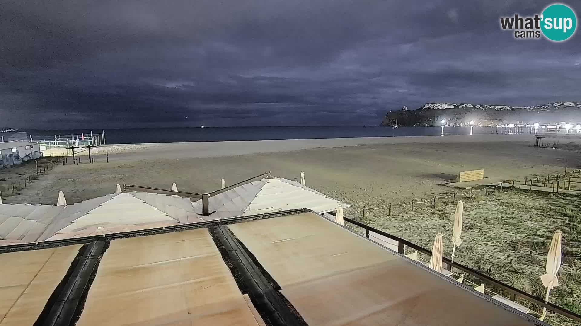 Poetto Strand Webcam | Cagliari | Sardinien