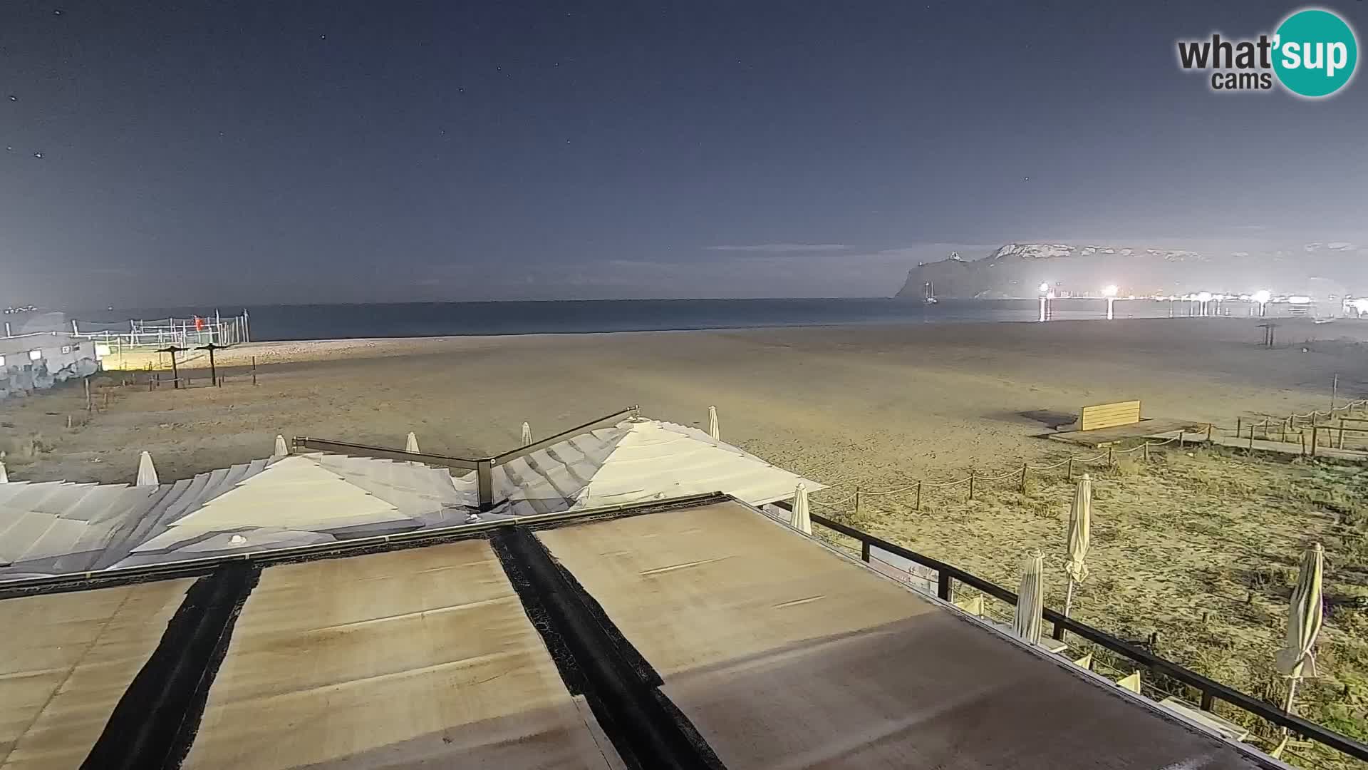 Poetto beach webcam | Cagliari | Sardinija