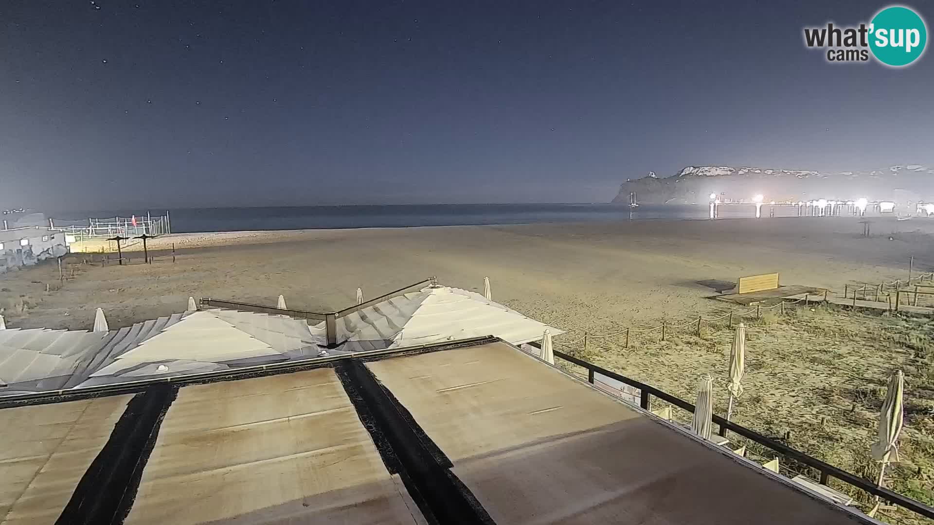 Webcam plage de Poetto | Cagliari | Sardaigne
