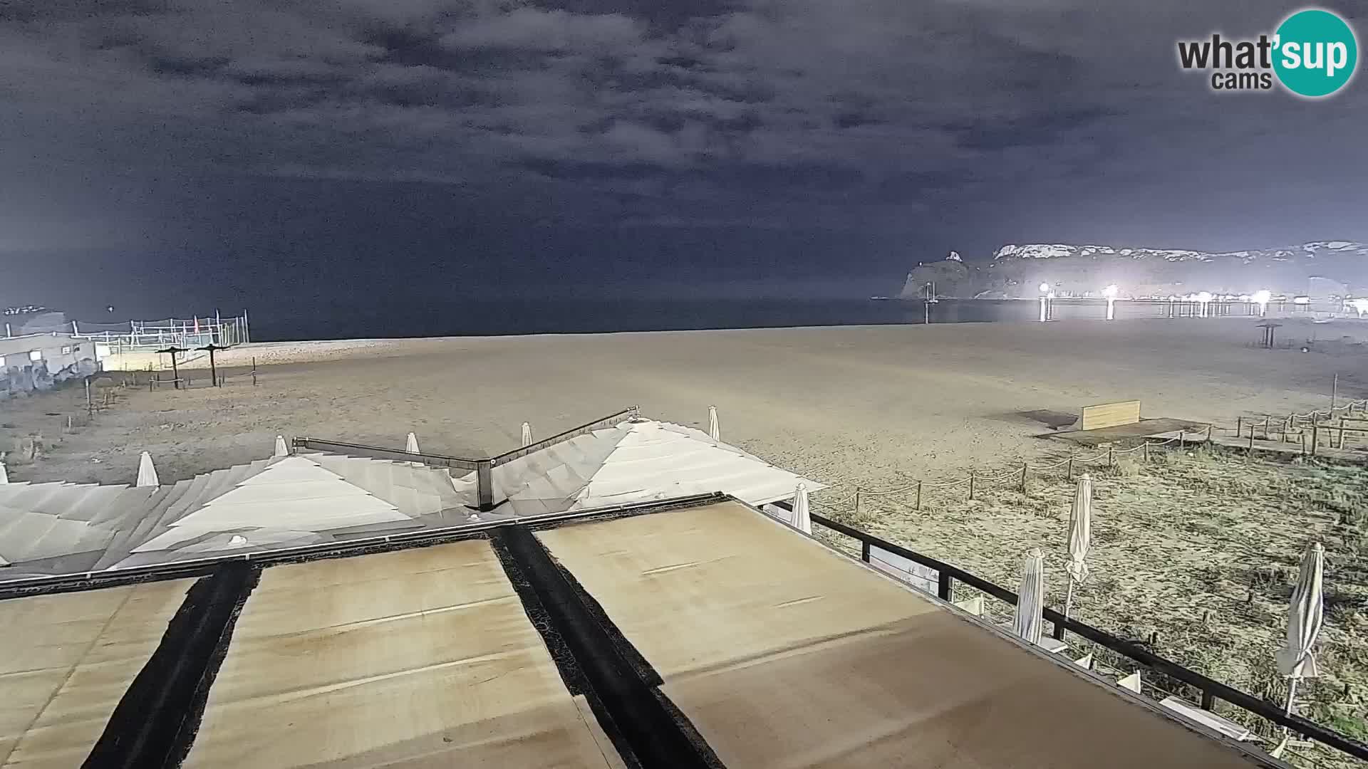 Poetto Strand Webcam | Cagliari | Sardinien