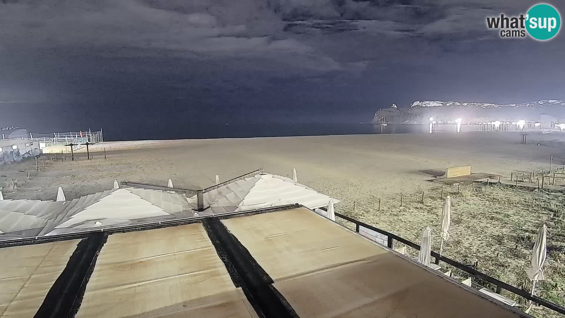 Webcam spiaggia del Poetto | Cagliari | Sardegna