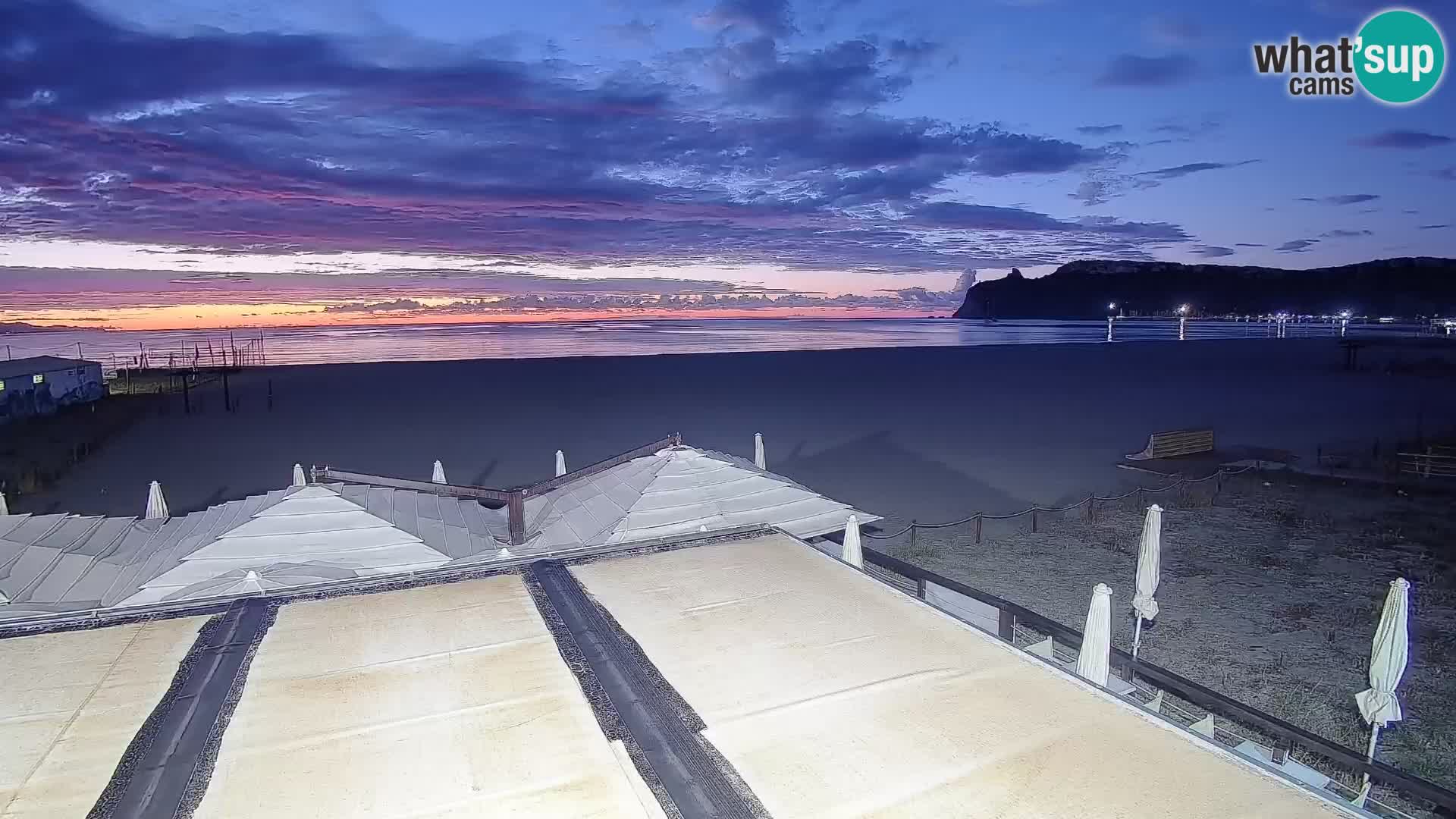 Poetto Strand Webcam | Cagliari | Sardinien