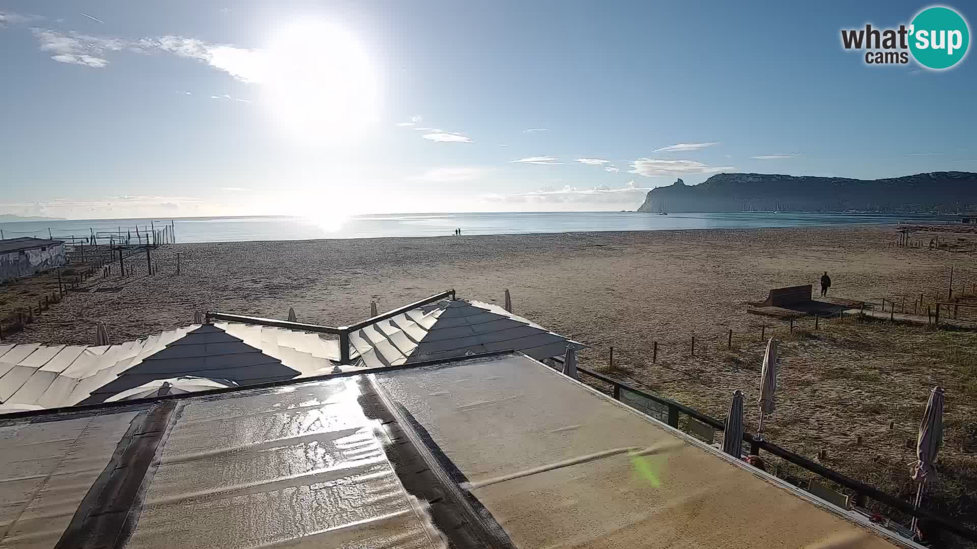 Webcam plage de Poetto | Cagliari | Sardaigne