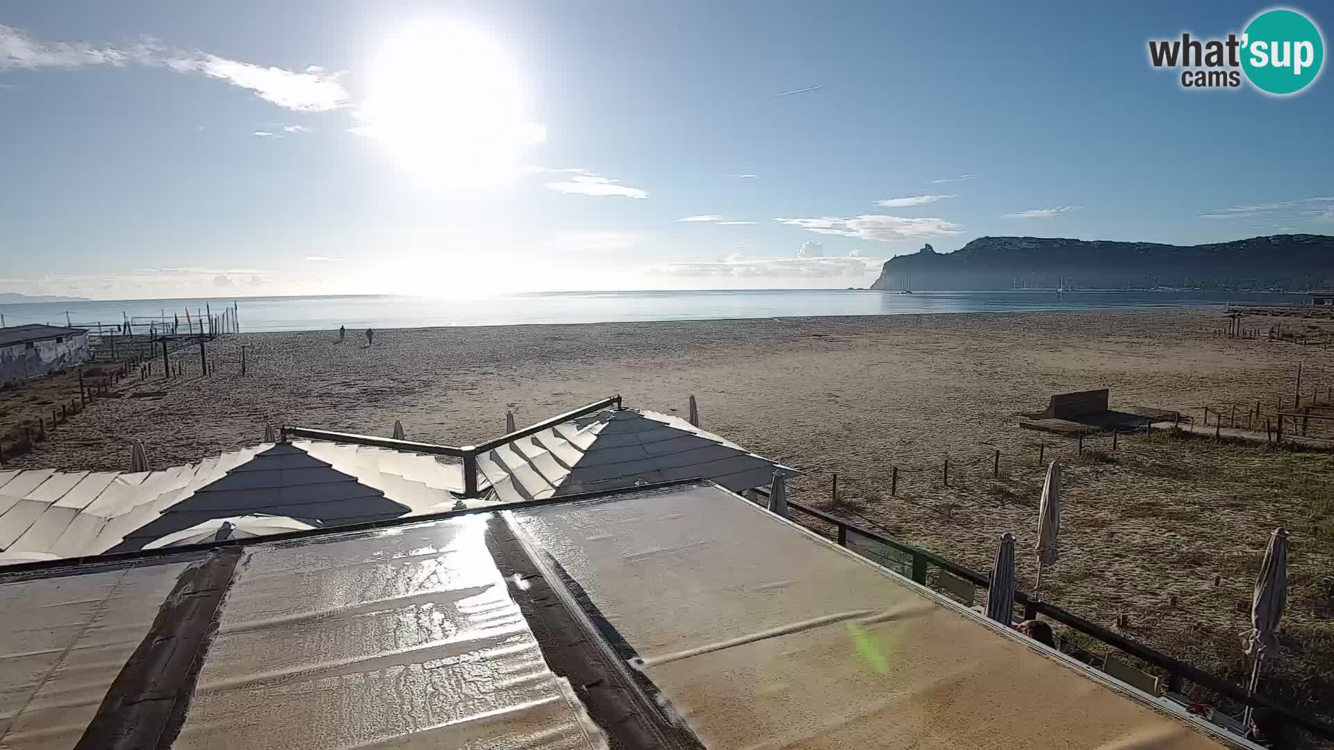 Webcam plage de Poetto | Cagliari | Sardaigne