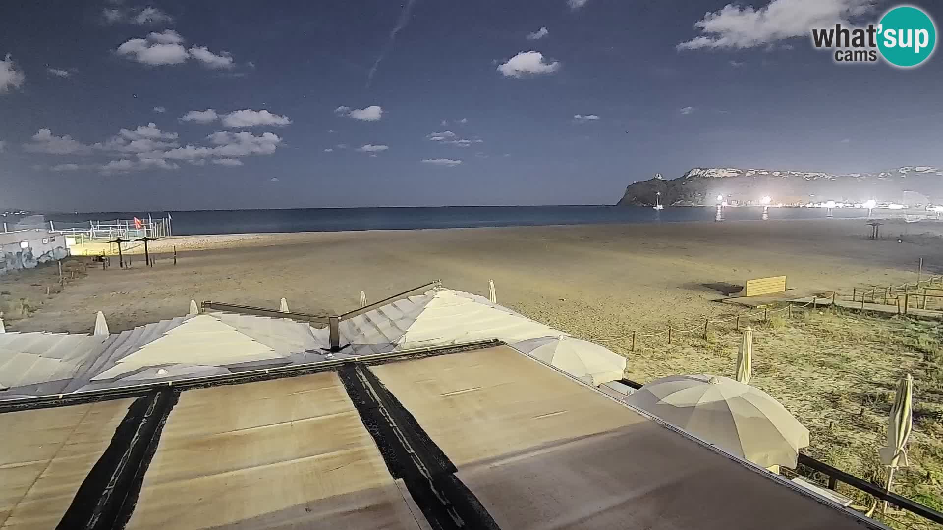 Poetto beach webcam | Cagliari | Sardinija