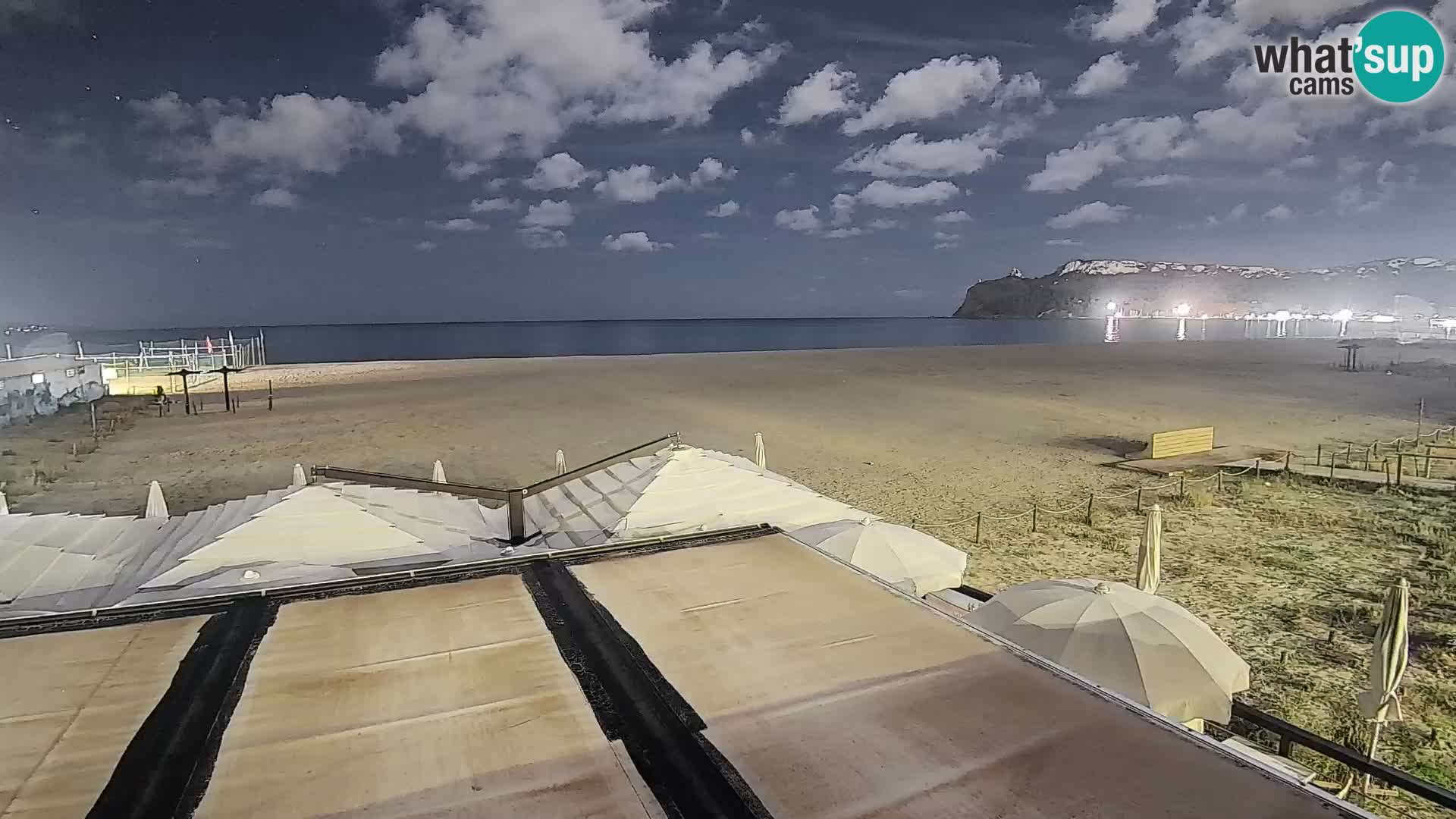 Poetto beach webcam | Cagliari | Sardinija