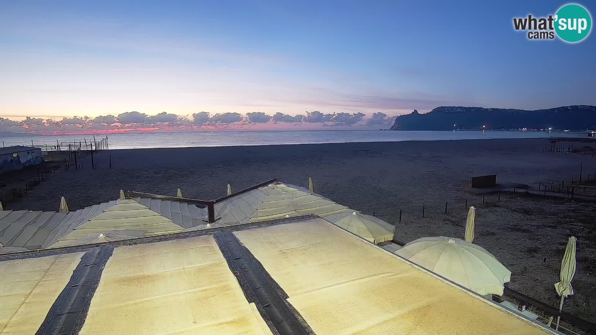 Webcam plage de Poetto | Cagliari | Sardaigne