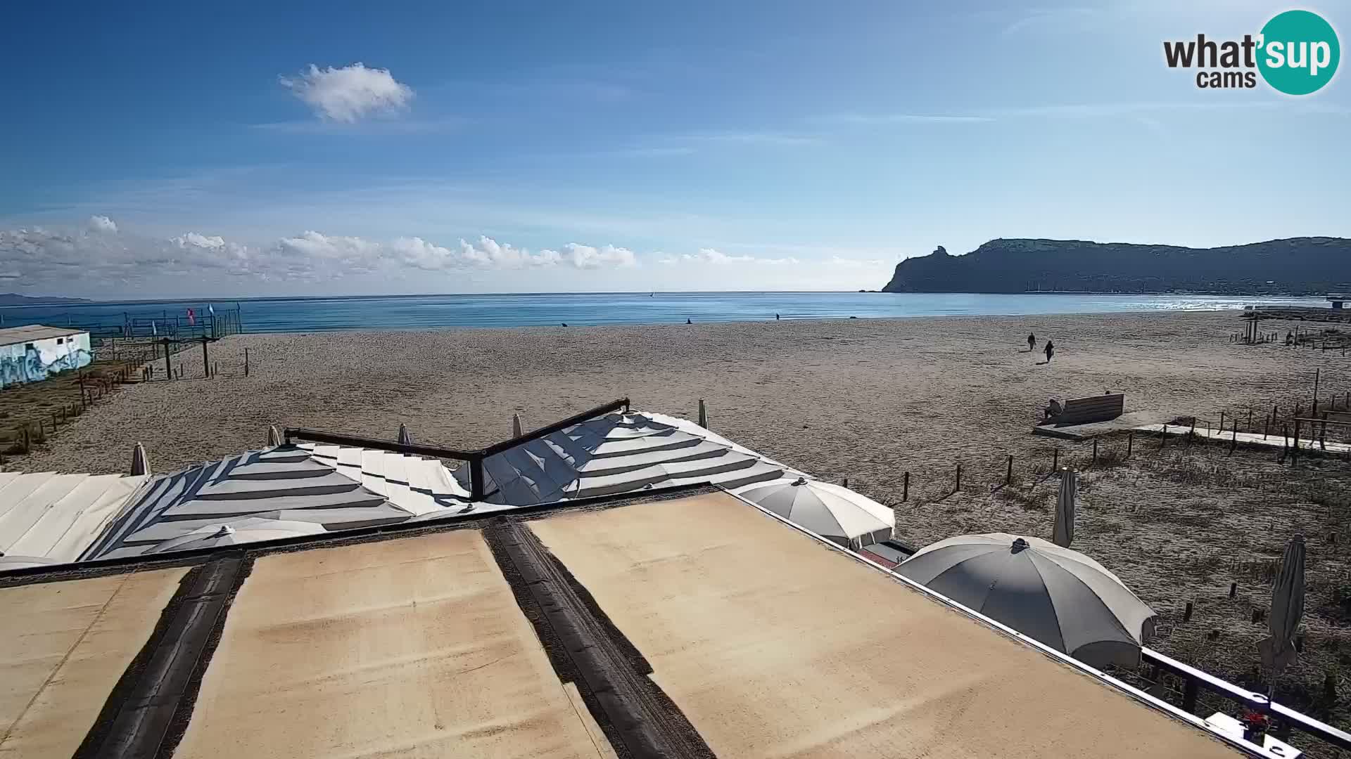 Poetto beach webcam | Cagliari | Sardinia