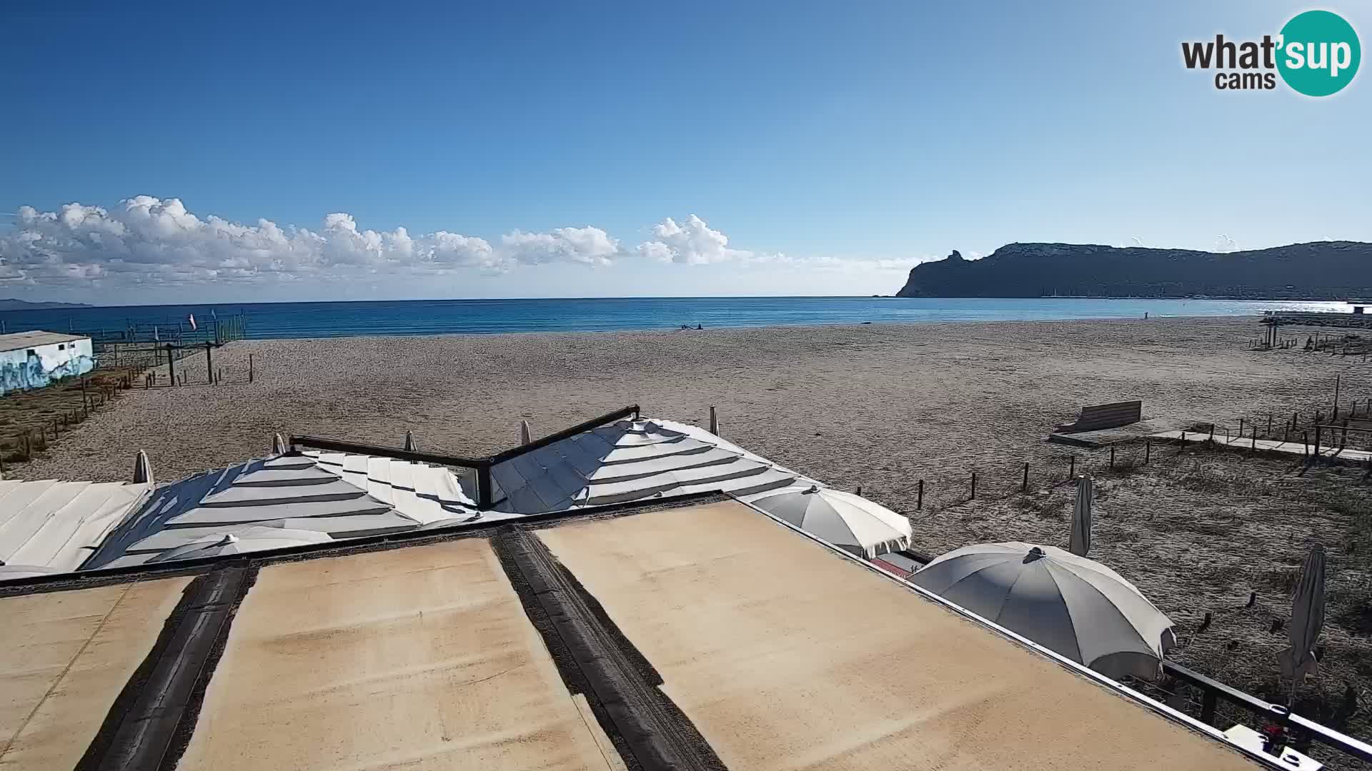 Poetto beach webcam | Cagliari | Sardinija