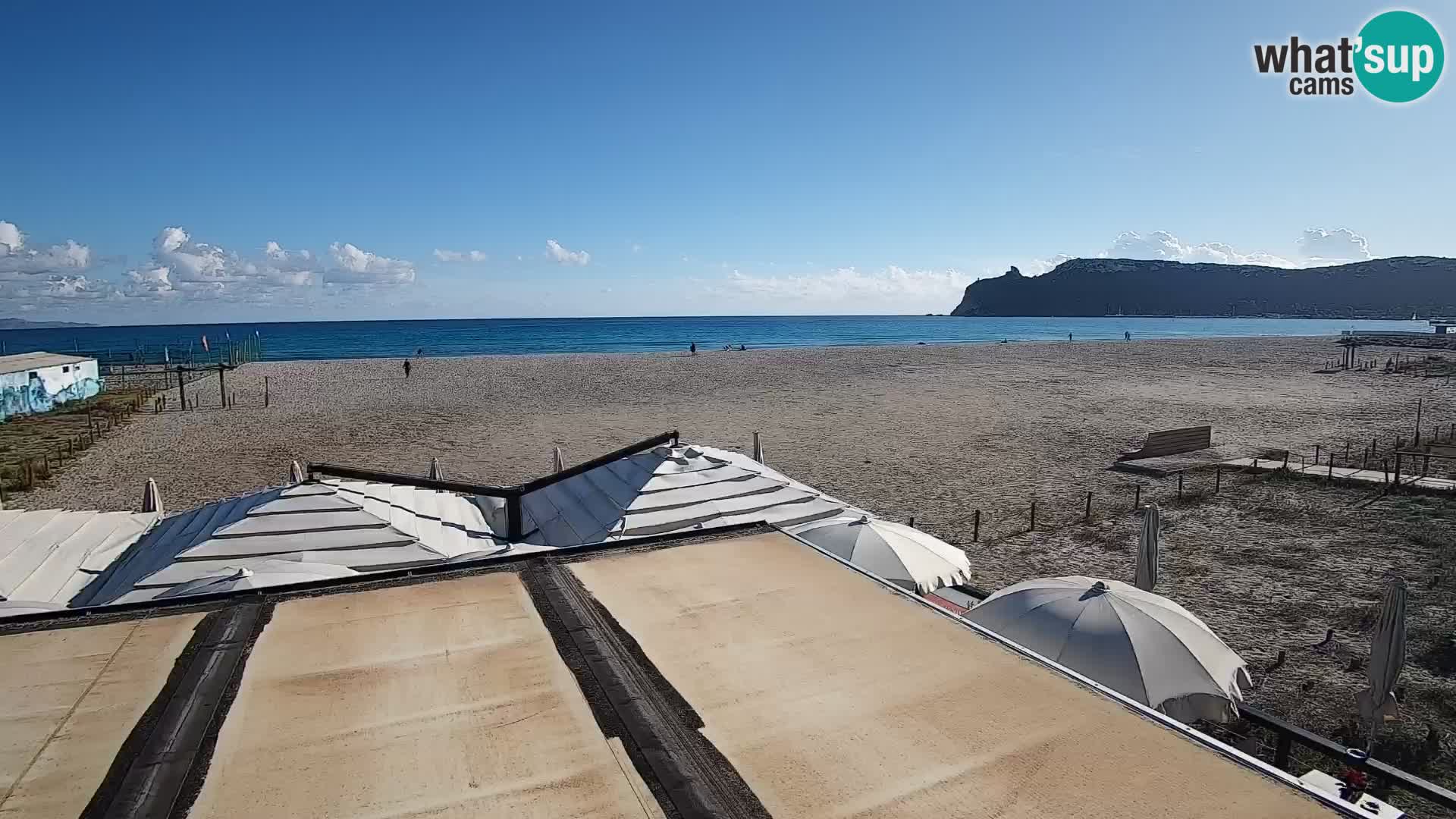 Poetto beach webcam | Cagliari | Sardinia