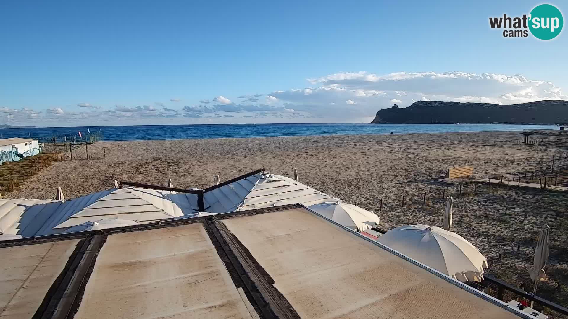 Poetto beach webcam | Cagliari | Sardinija