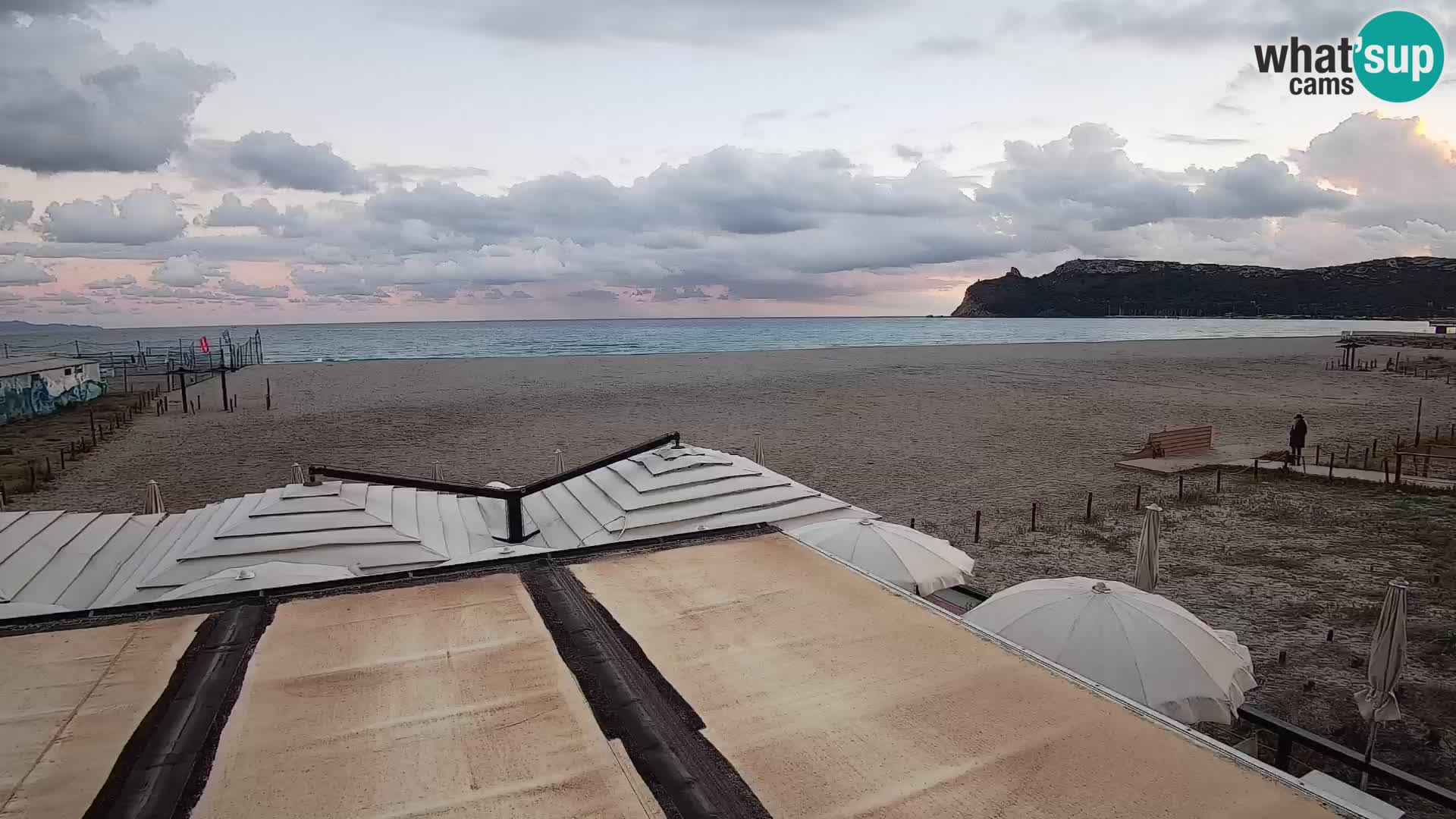 Poetto beach webcam | Cagliari | Sardinija
