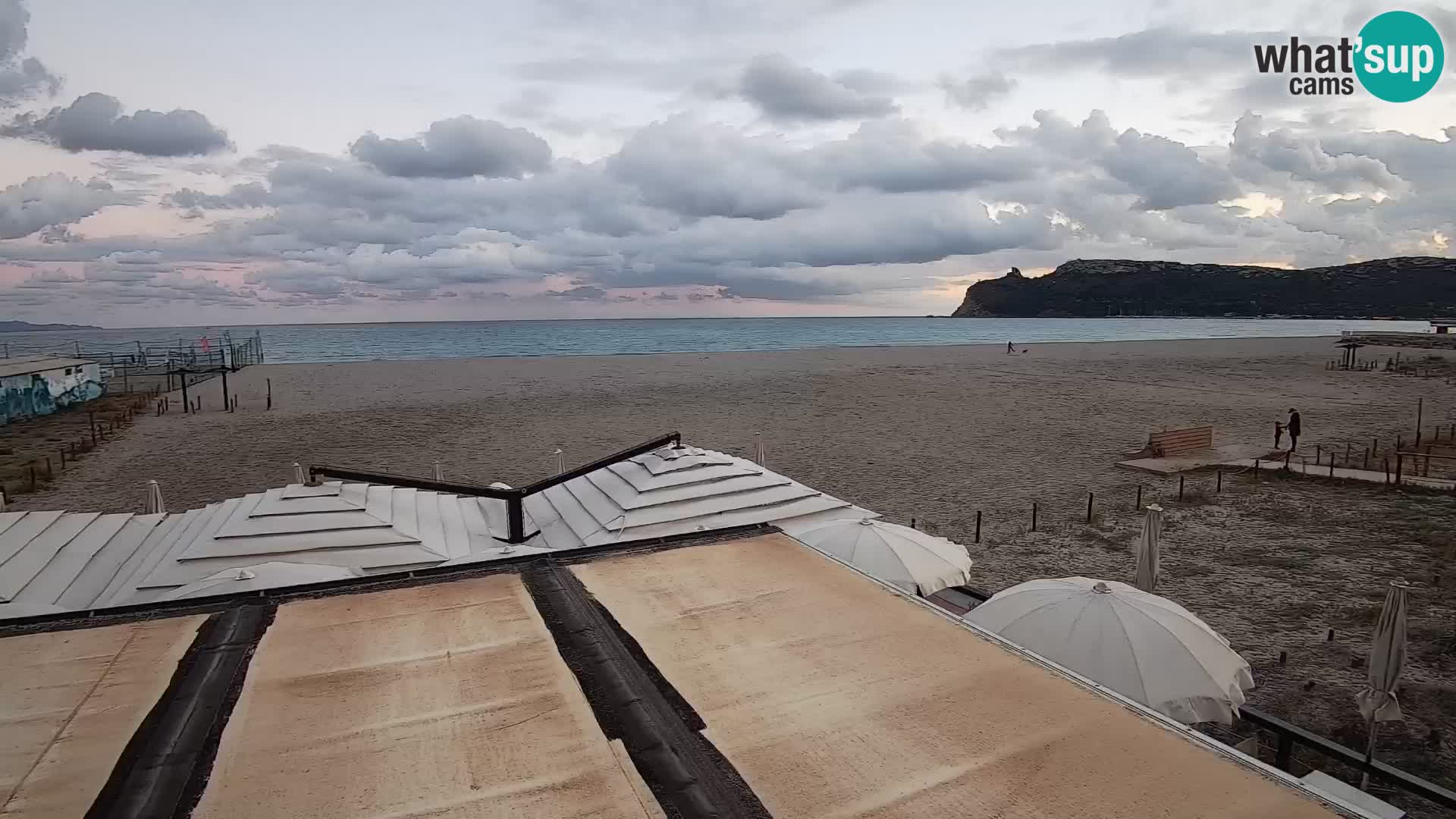 Poetto Strand Webcam | Cagliari | Sardinien
