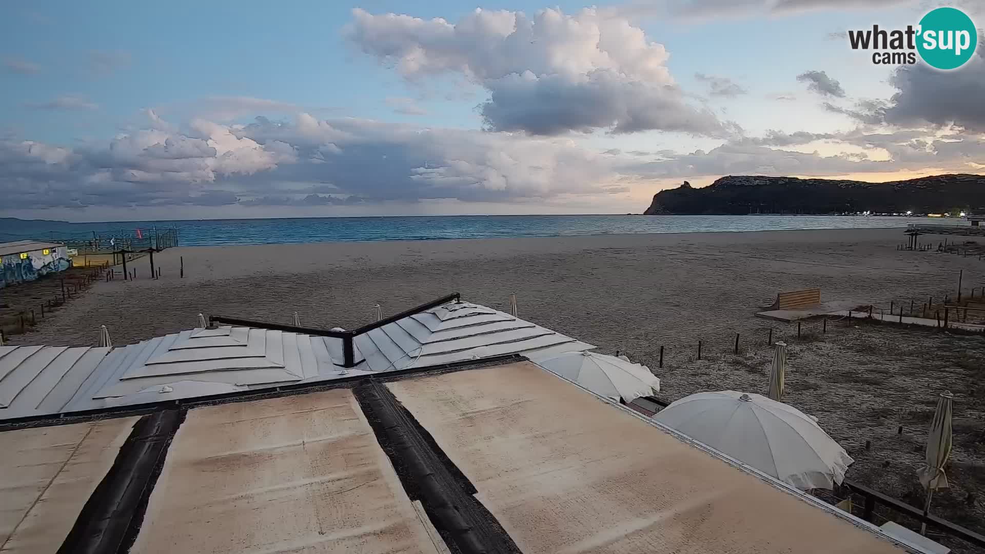Poetto beach webcam | Cagliari | Sardinia