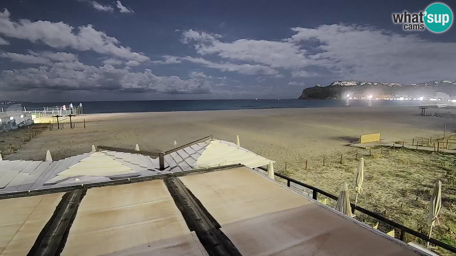 Webcam plage de Poetto | Cagliari | Sardaigne