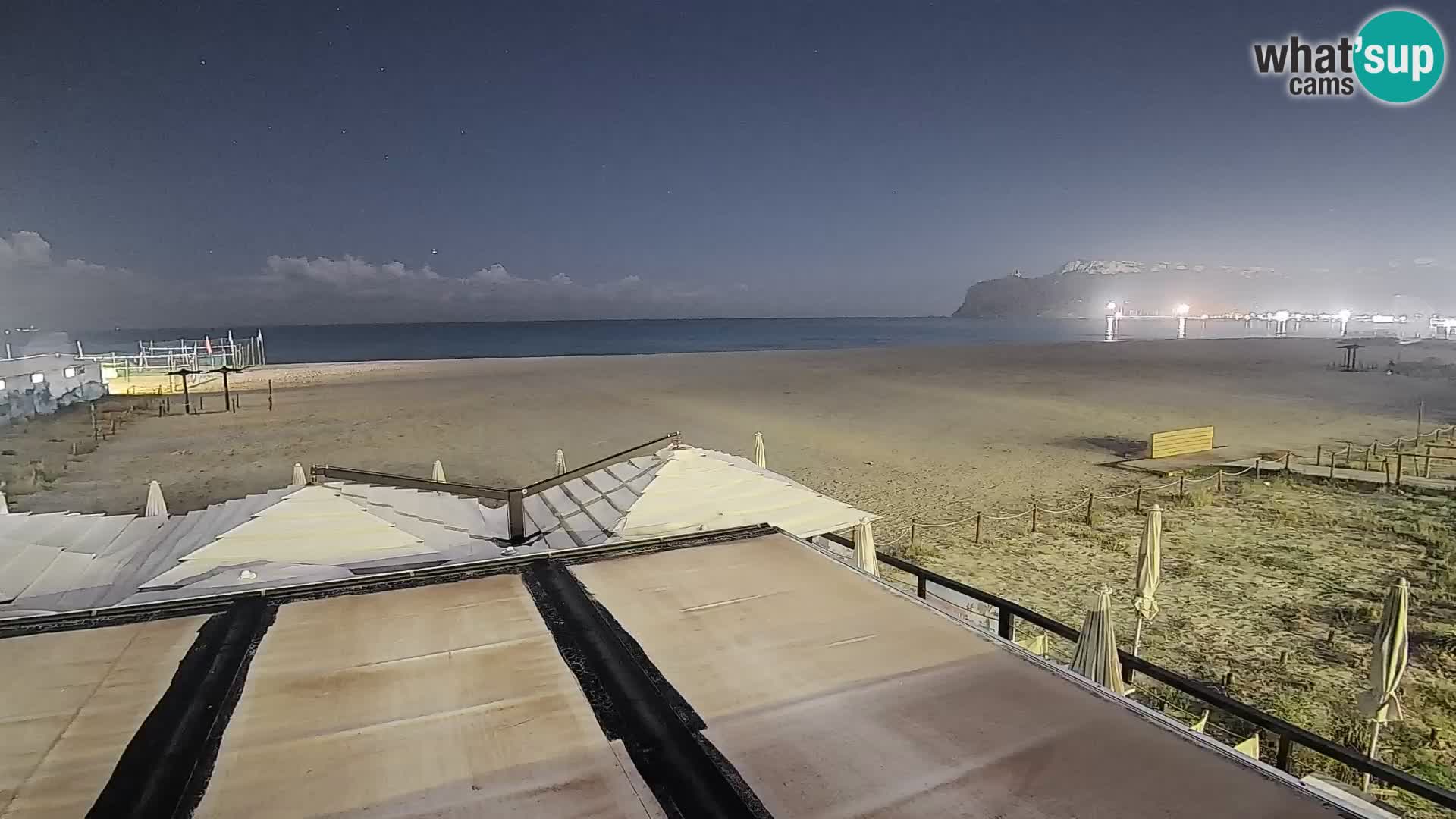 Poetto beach webcam | Cagliari | Sardinija