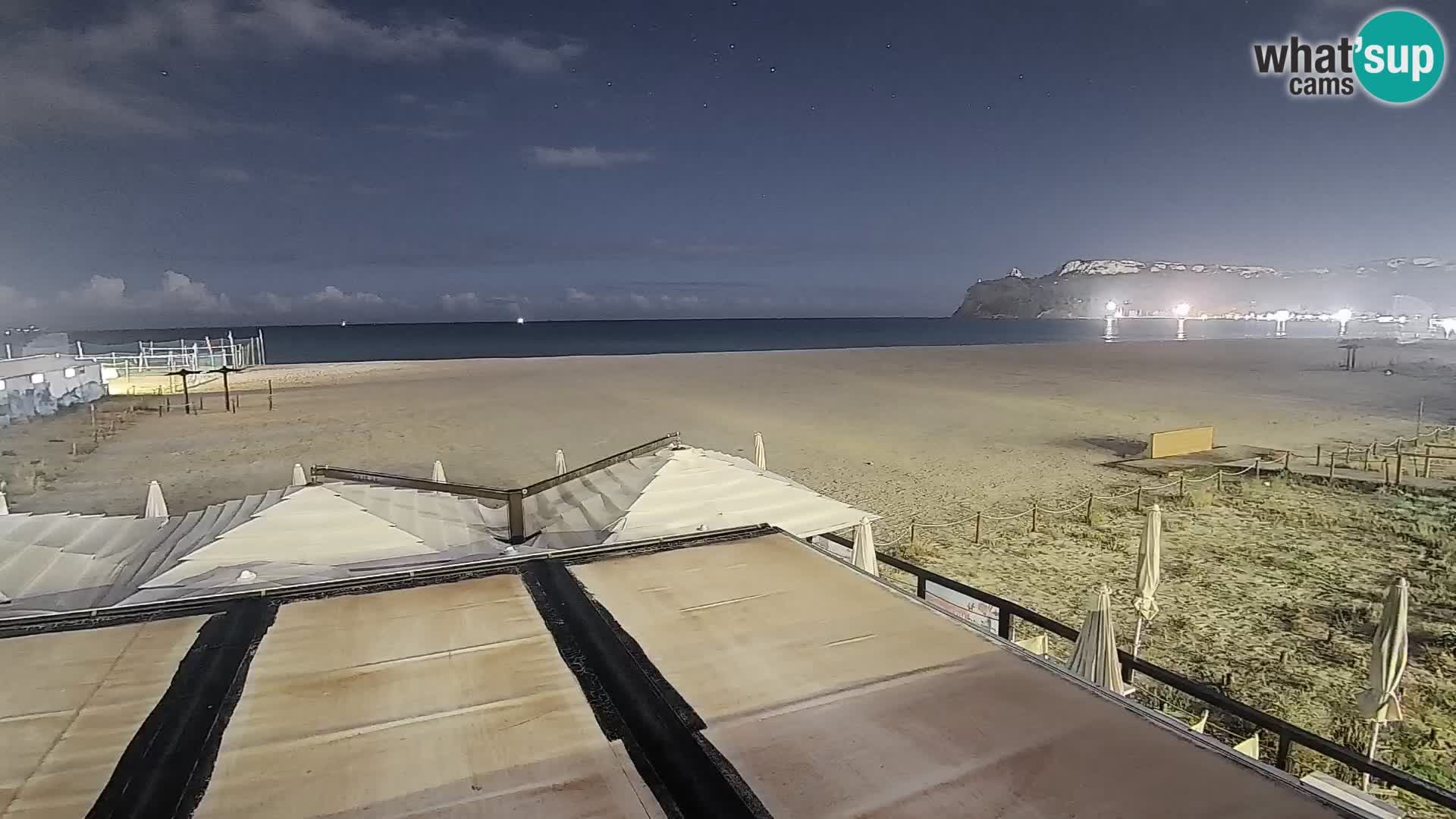 Poetto beach webcam | Cagliari | Sardinia