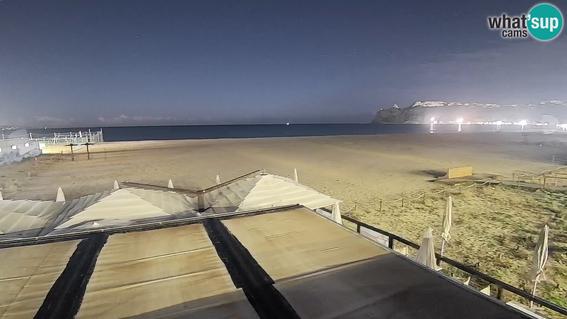 Webcam plage de Poetto | Cagliari | Sardaigne