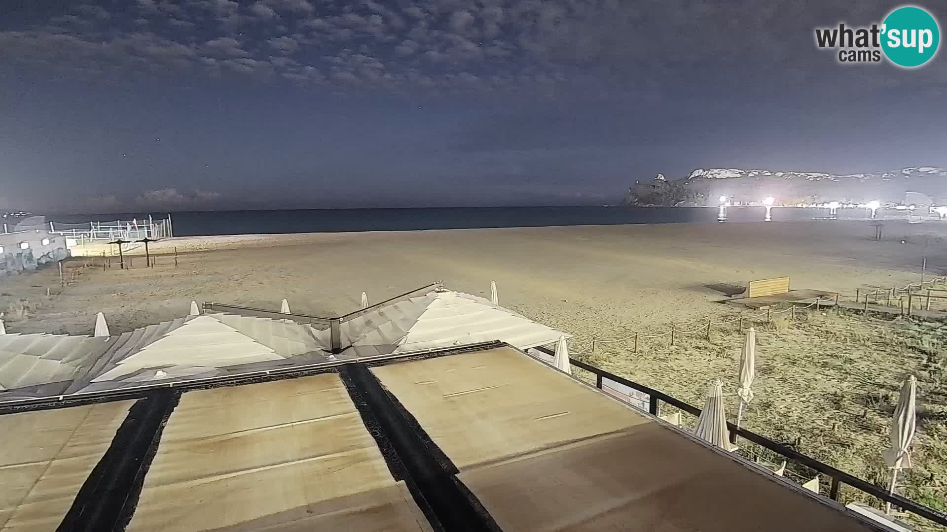 Poetto beach webcam | Cagliari | Sardinija