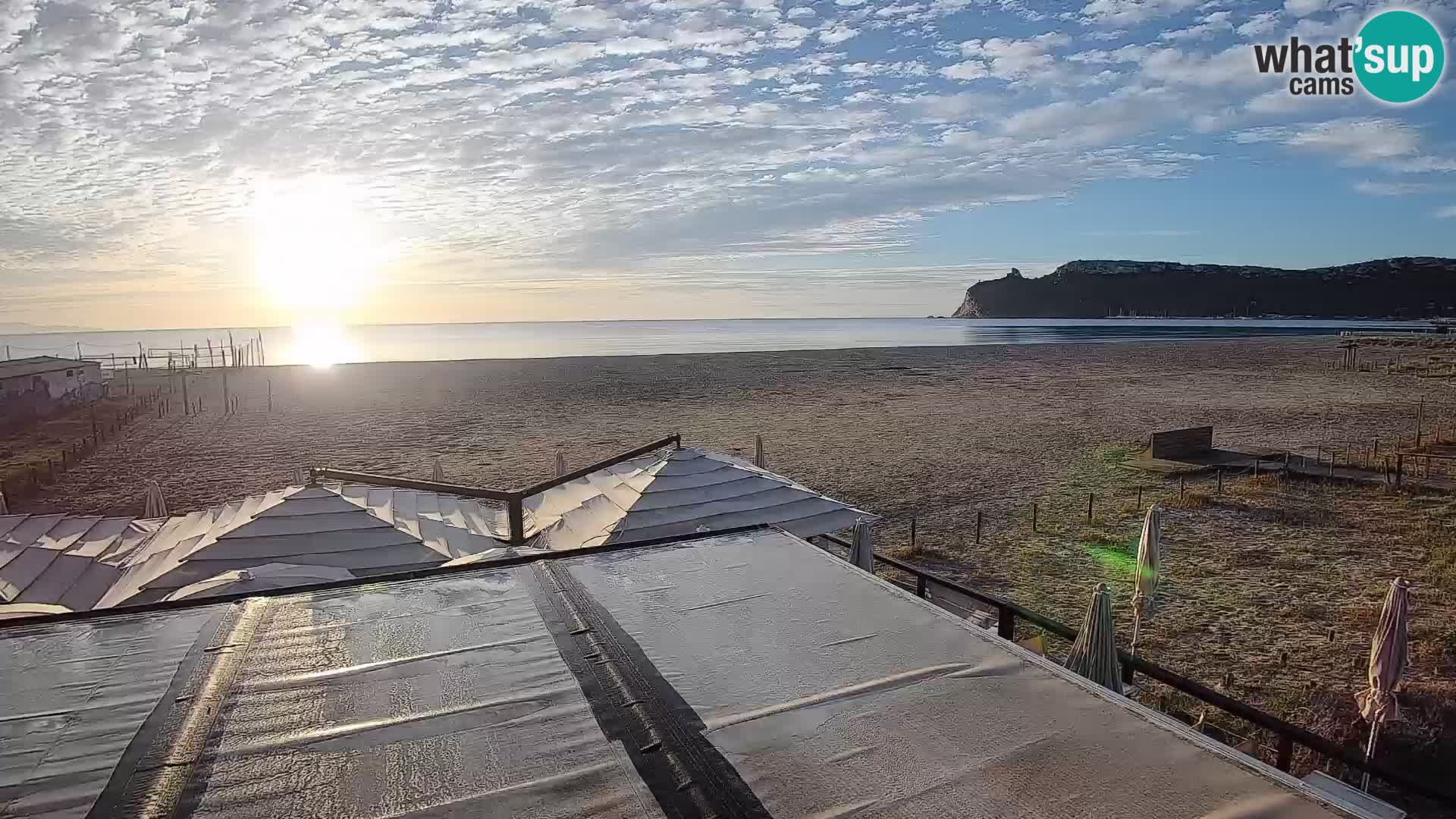 Poetto beach webcam | Cagliari | Sardinia