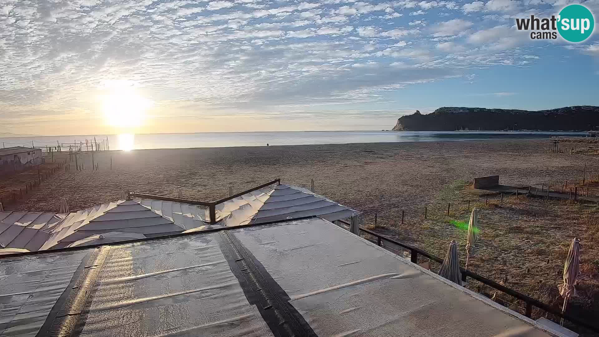 Webcam spiaggia del Poetto | Cagliari | Sardegna