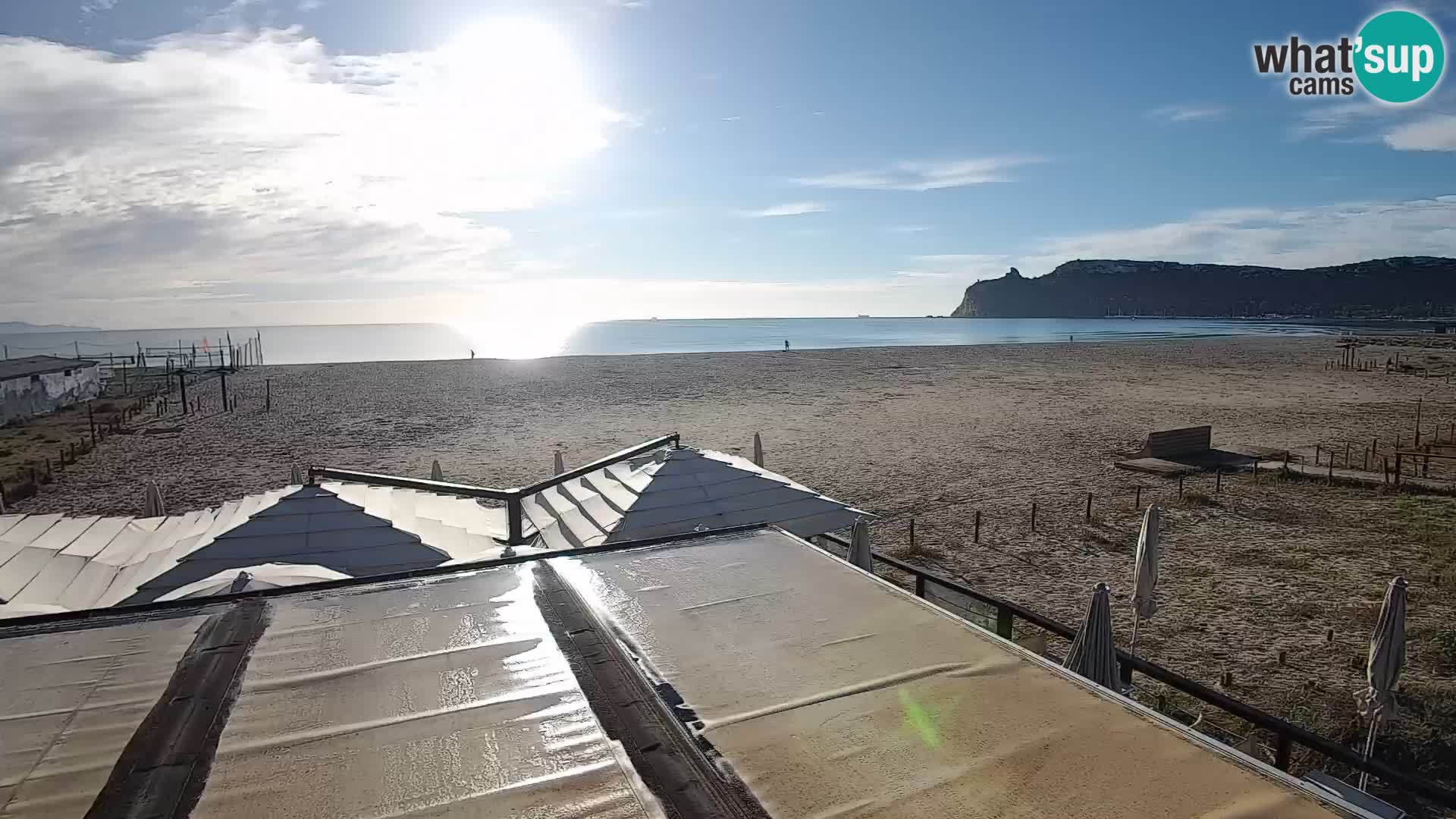 Webcam spiaggia del Poetto | Cagliari | Sardegna