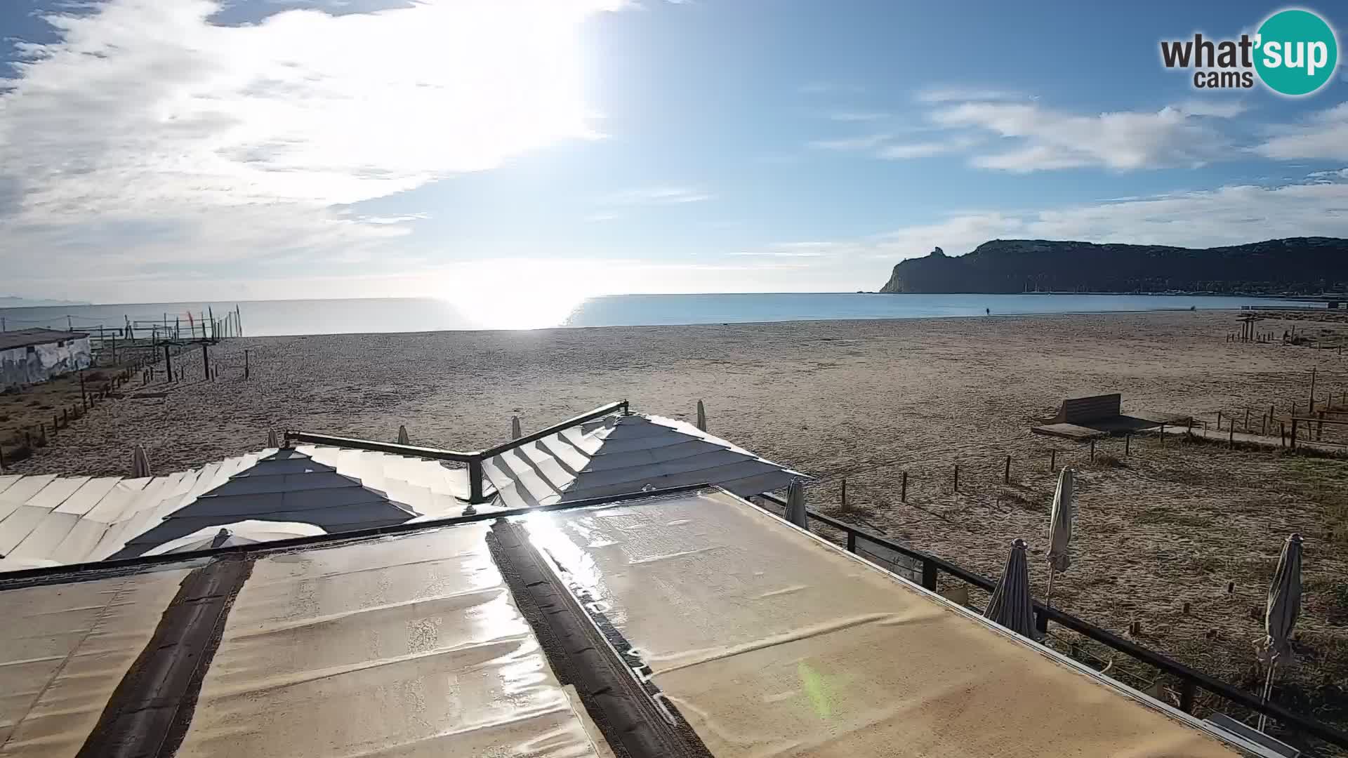Webcam plage de Poetto | Cagliari | Sardaigne