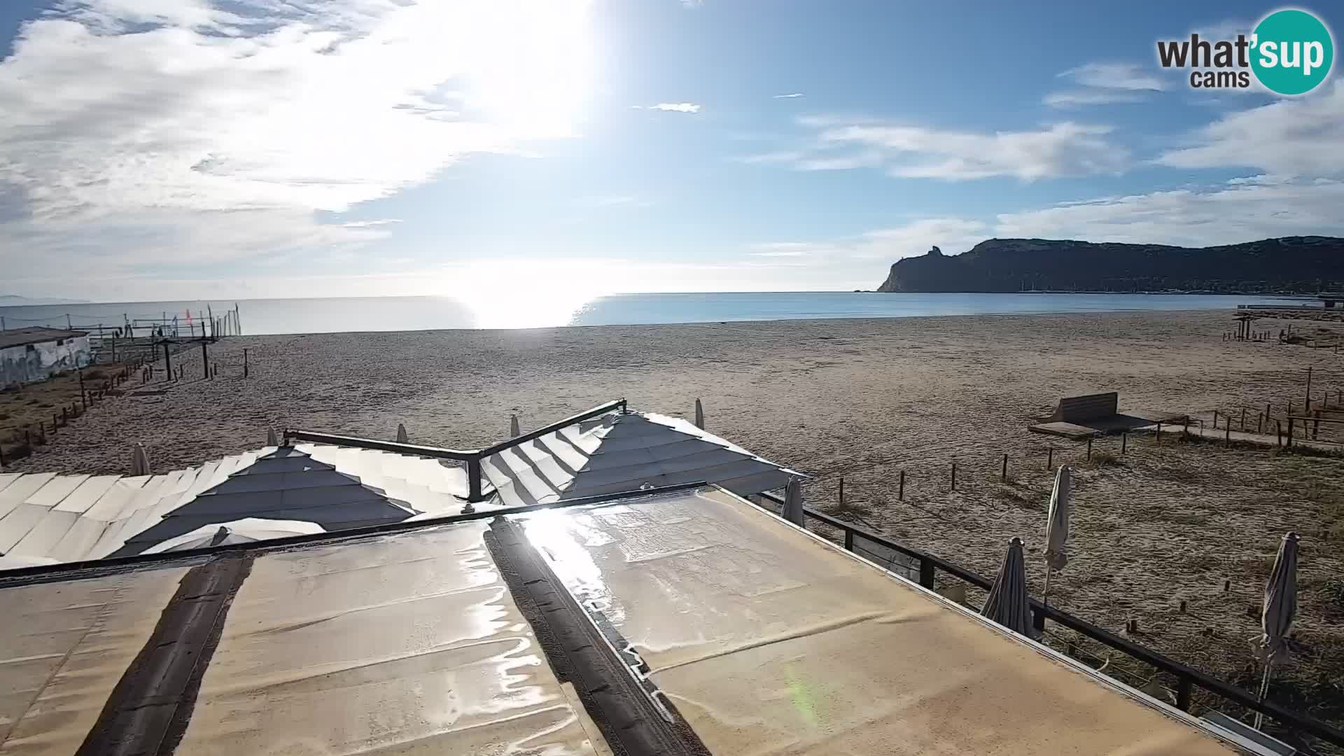 Webcam plage de Poetto | Cagliari | Sardaigne