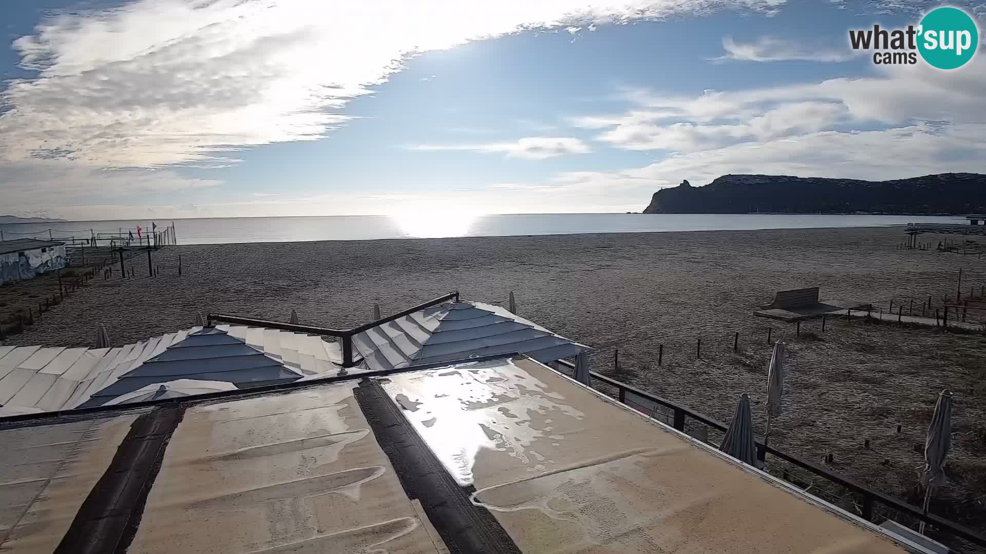 Poetto beach webcam | Cagliari | Sardinia