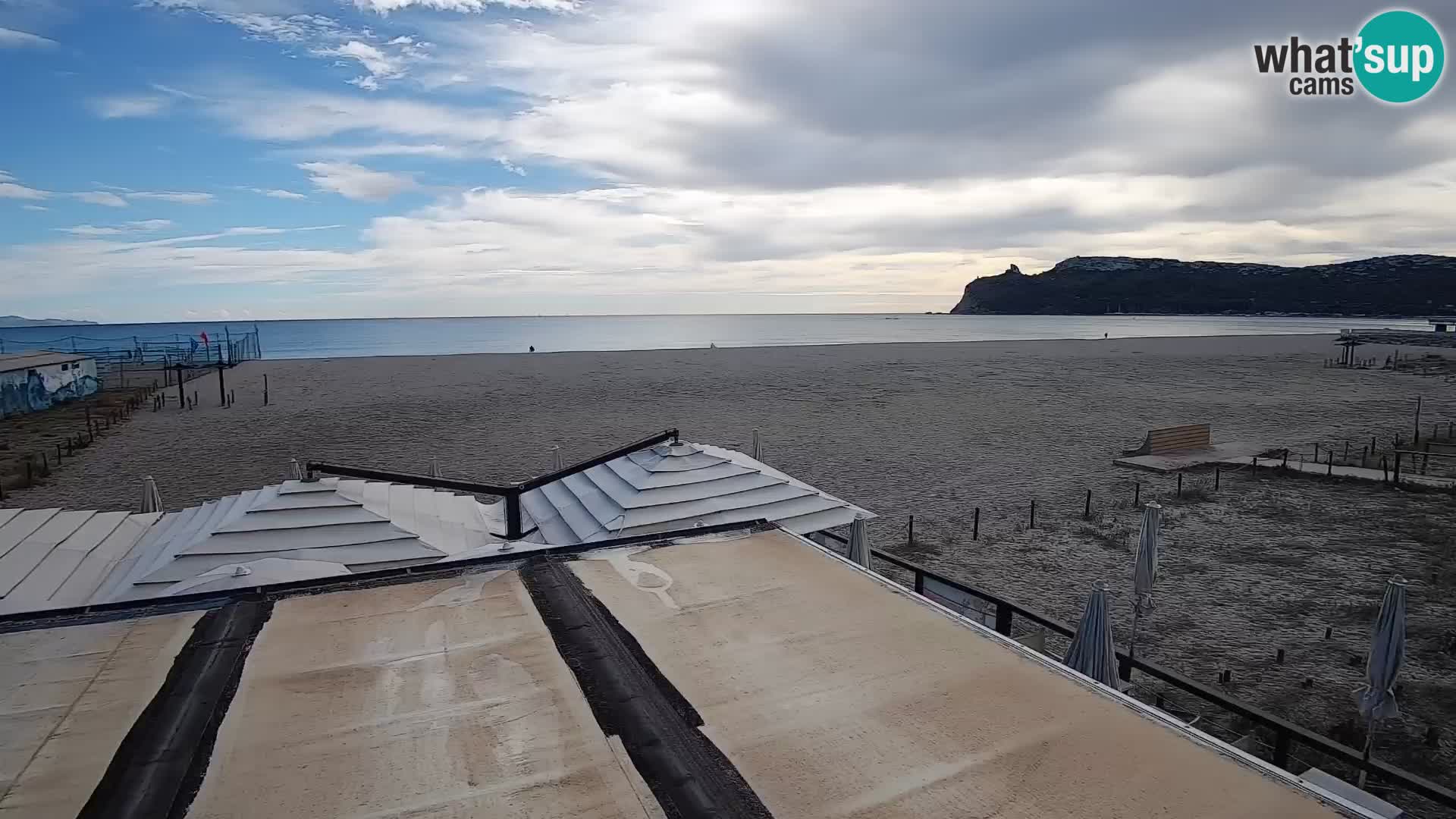 Poetto beach webcam | Cagliari | Sardinija