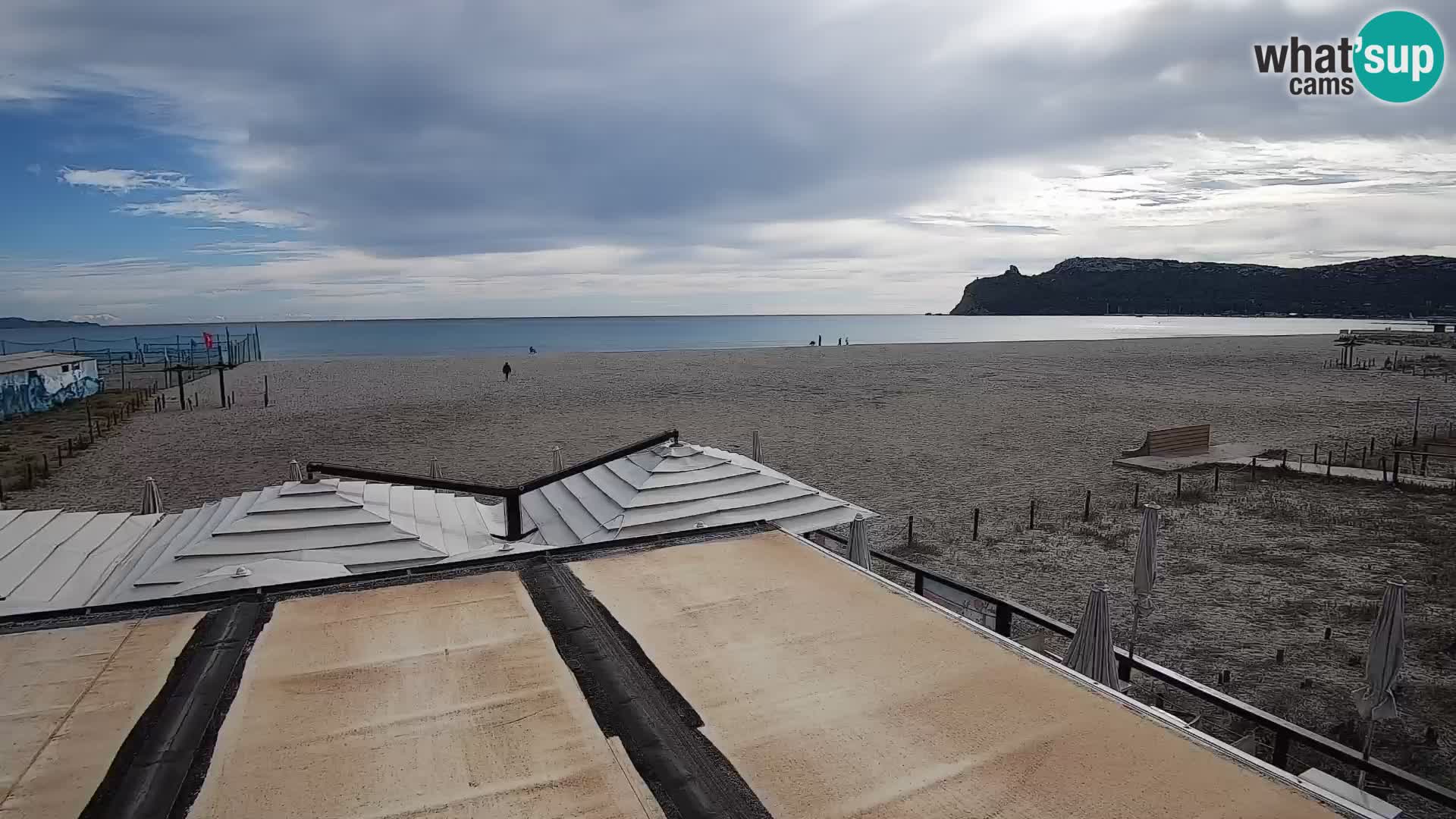 Poetto beach webcam | Cagliari | Sardinija